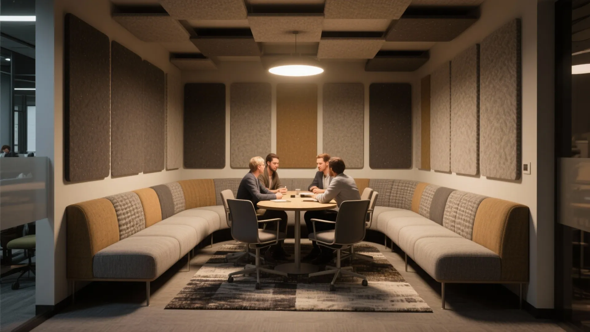 5. Defined collaboration nooks with acoustic solutions