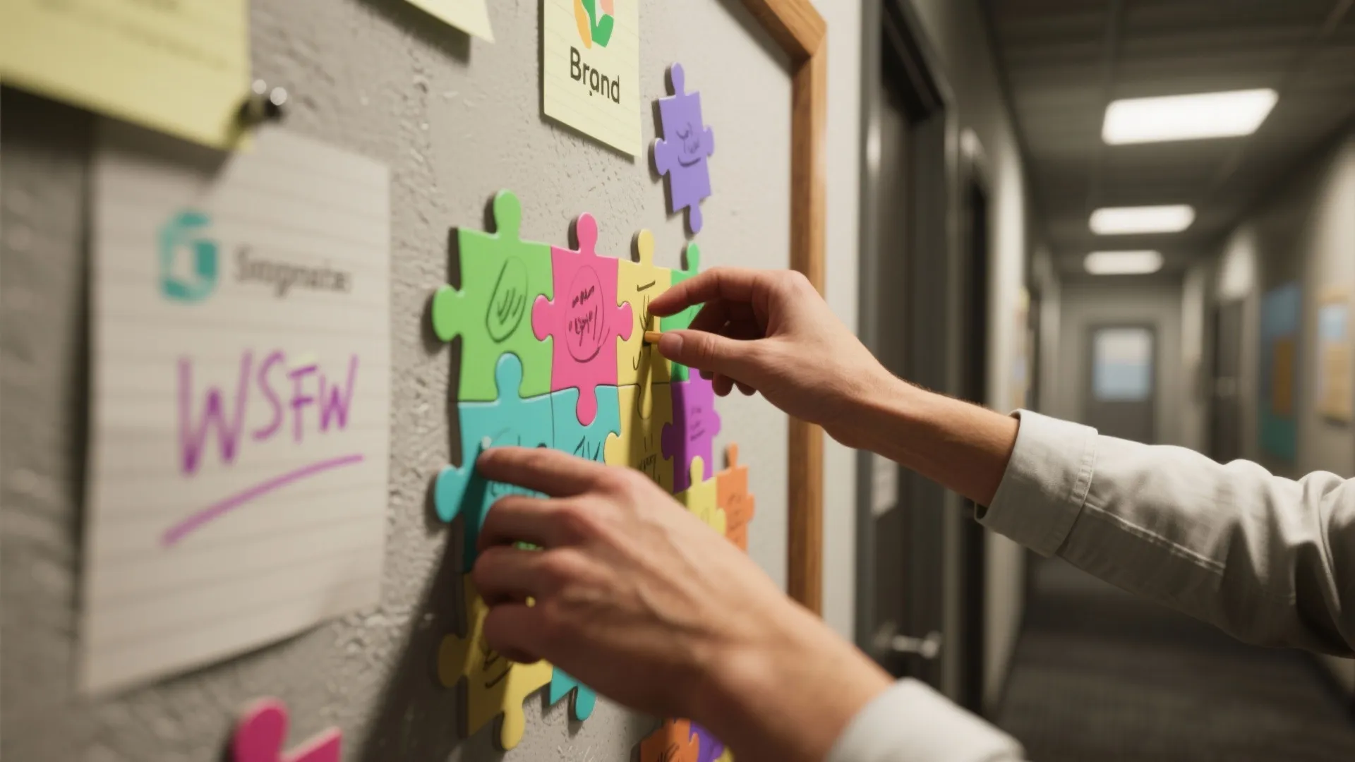 4. Collaborative Wall or Puzzle