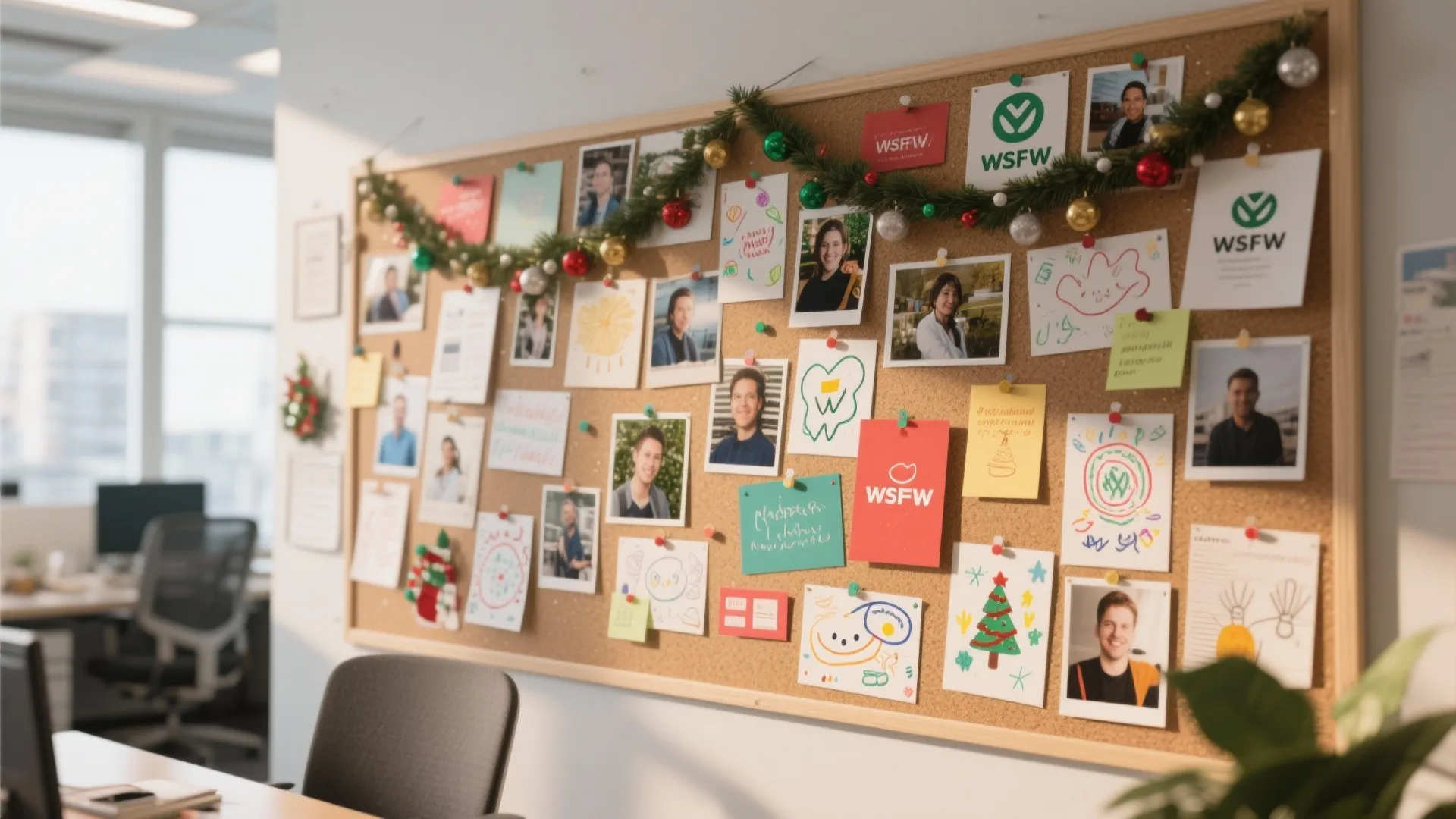 7. Collaborative Decoration Wall
