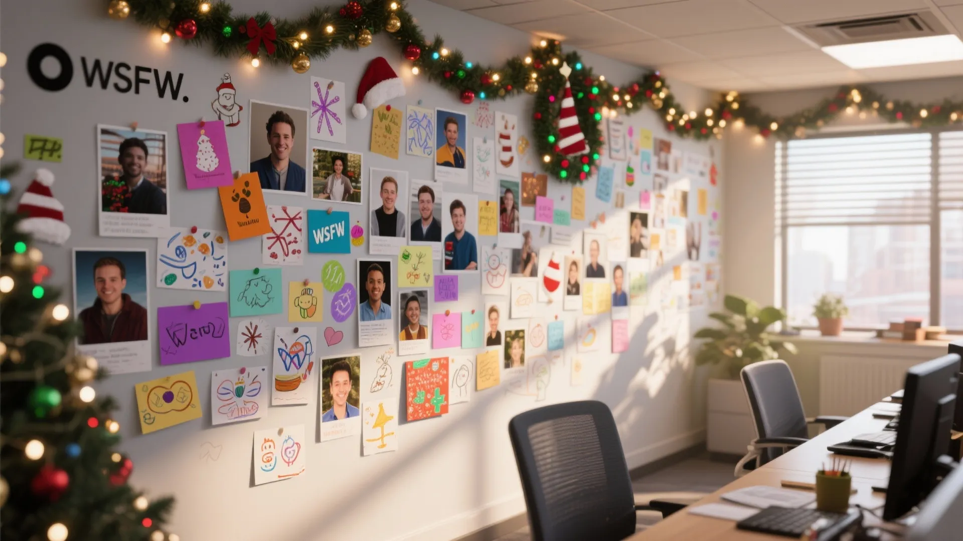 7. Collaborative Decoration Wall
