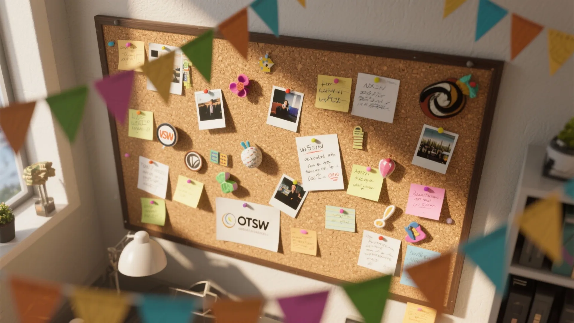 6. The “Collaborative” Decoration Wall