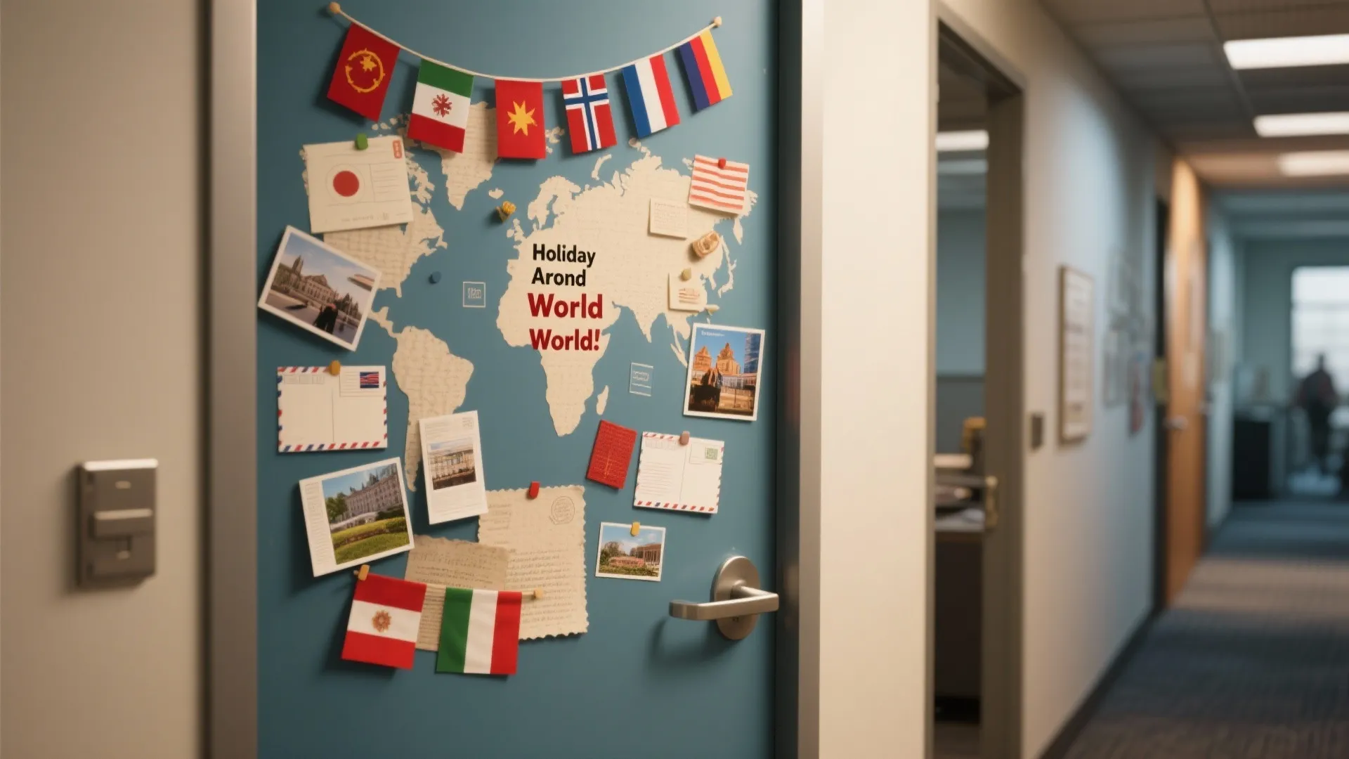 4. Themed Collage Door