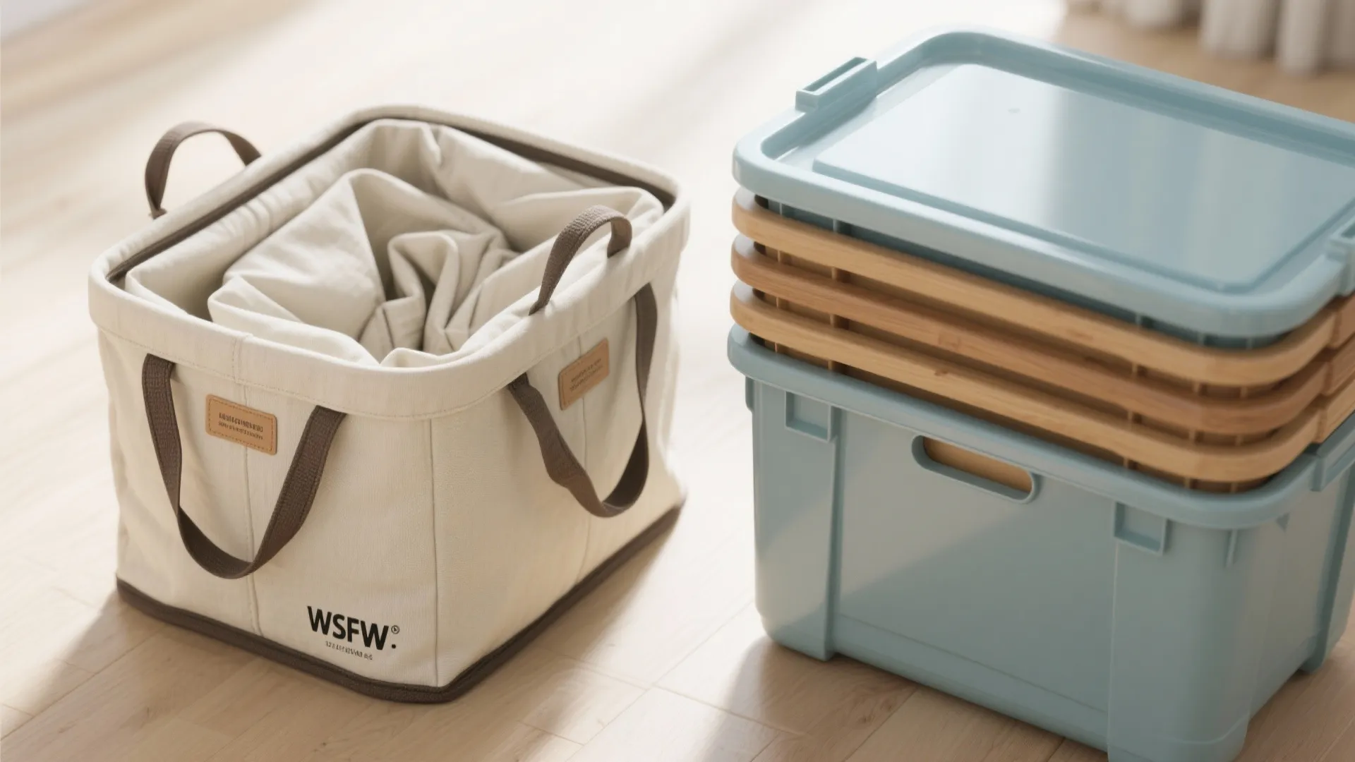Collapsible & Stackable Bins