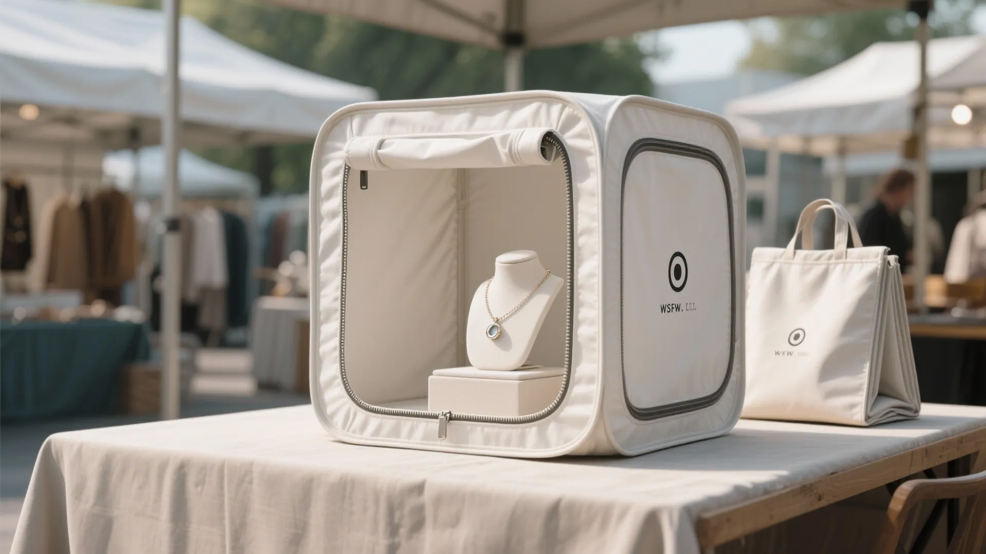 2. Collapsible Fabric Cube