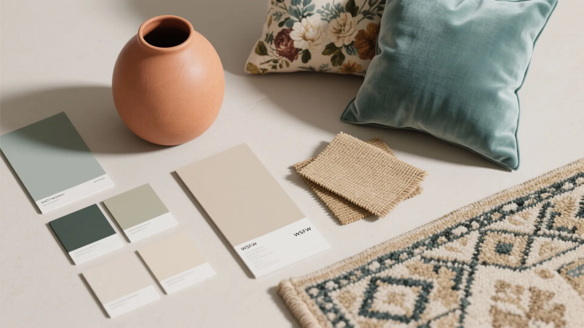 2. Gentle color palettes with one confident accent