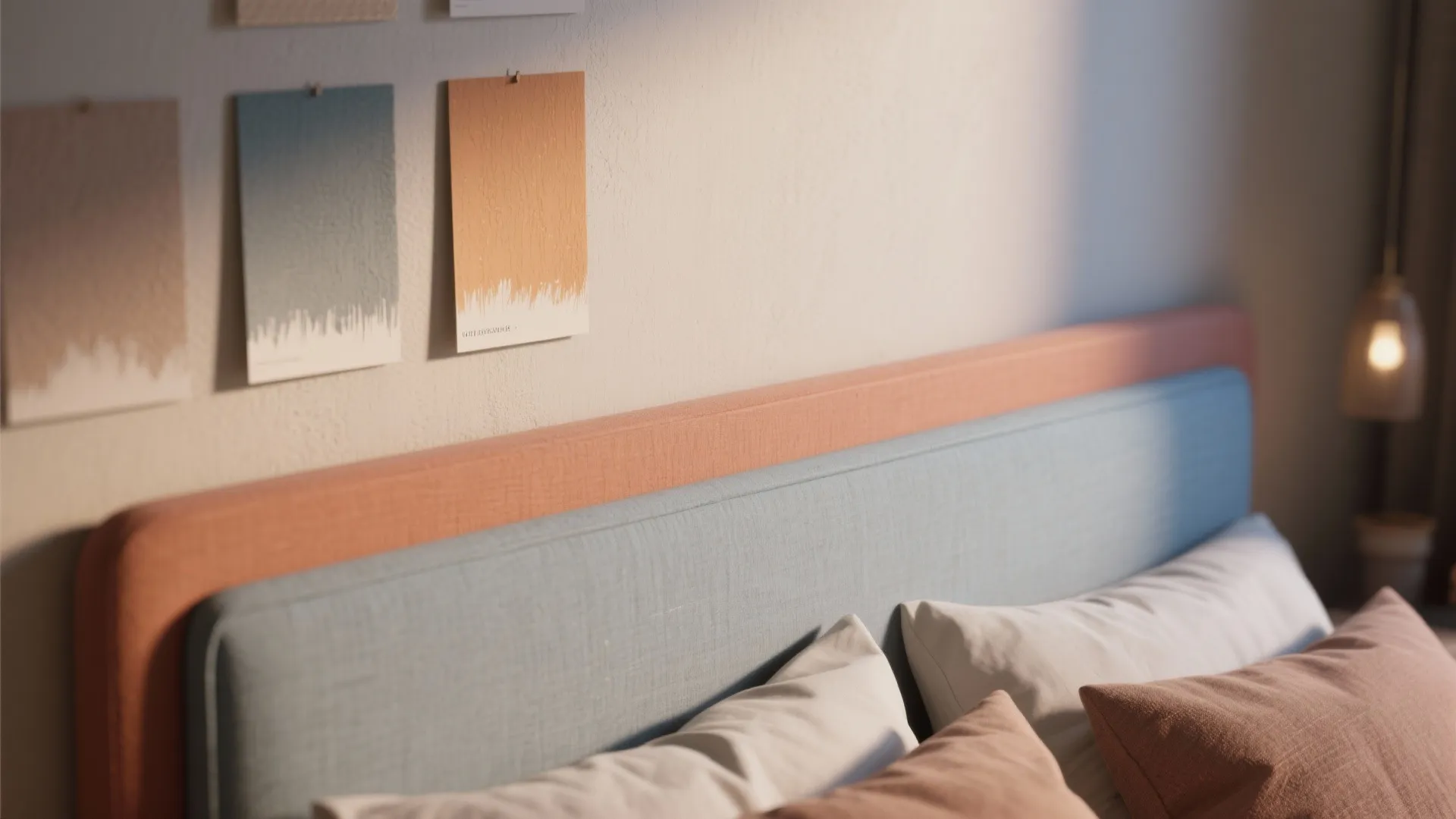 Soothing color and layered accents