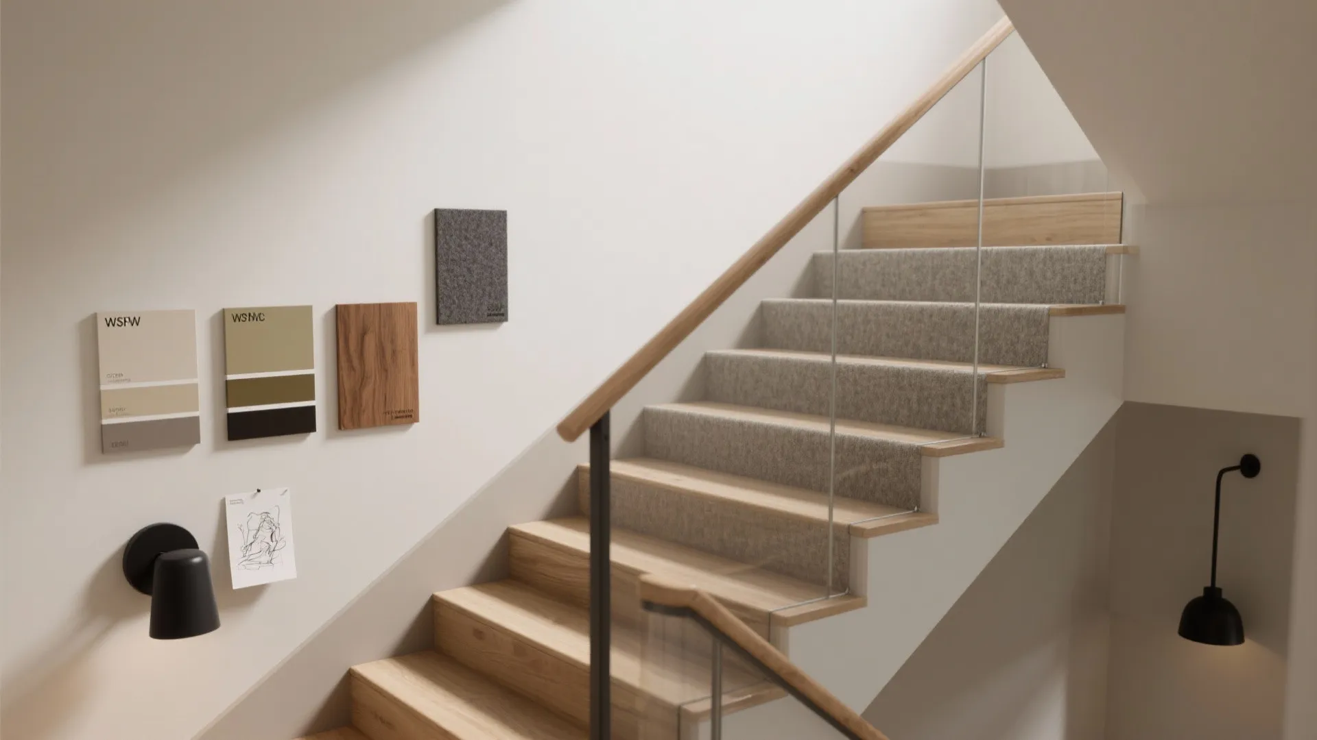 Color Blocking and Acoustic Panels for Height and Hush