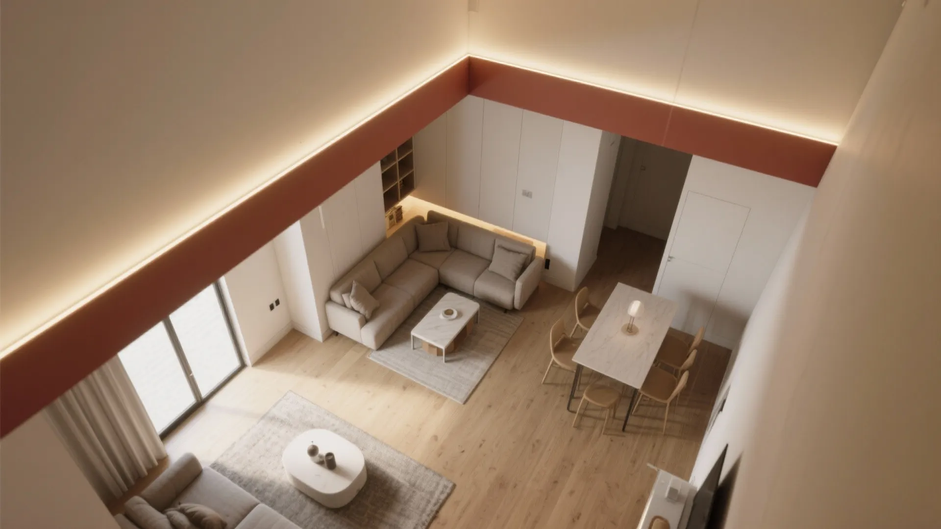 Color-Blocked POP Beams for Zoning and Drama