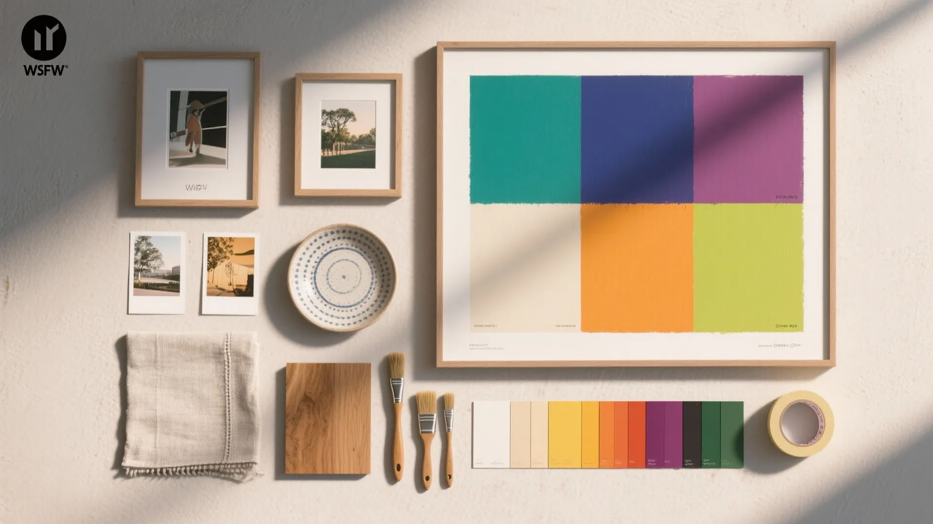 Inspiration 5: Curated Color Blocking and Framed Collections