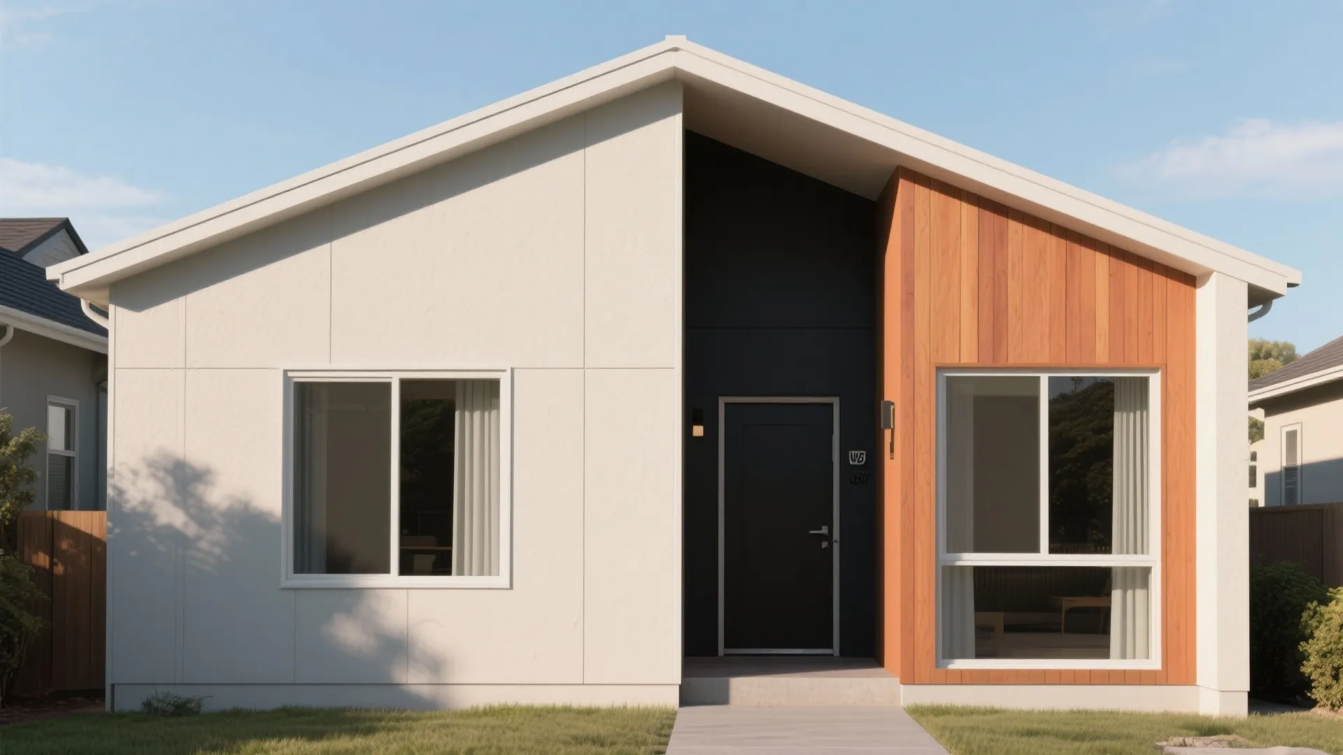 Bold Color Blocking and Shadow Lines