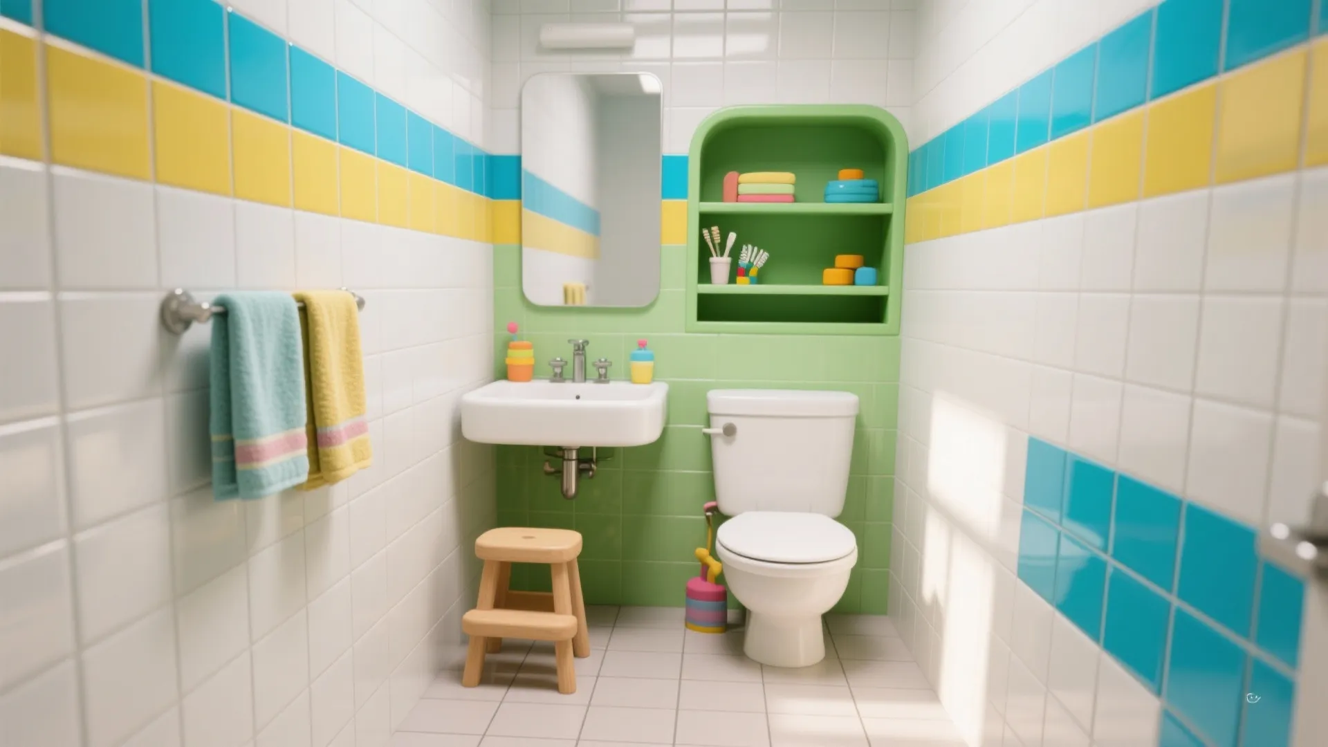 Color-Block Magic: Bright Zones That Teach and Tidy