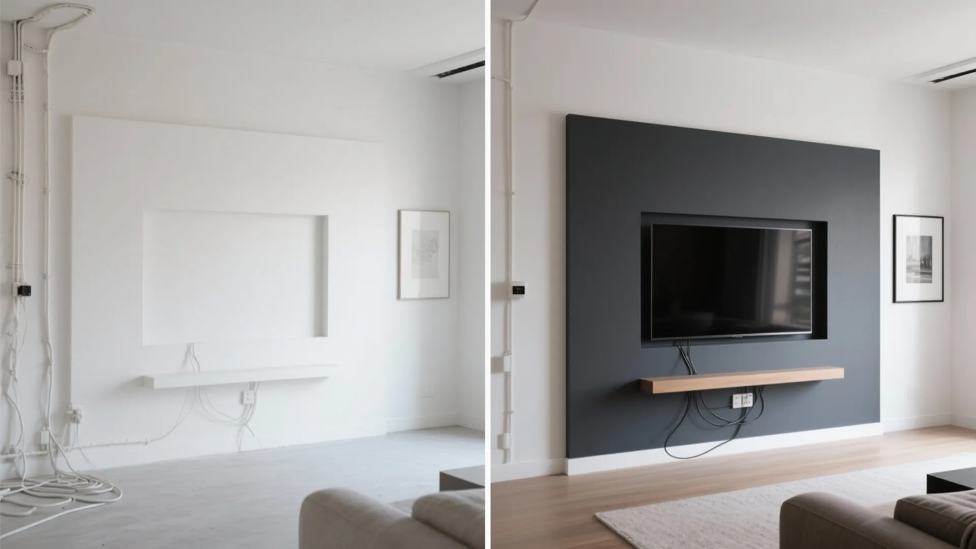 Color-Blocked Accent Niche