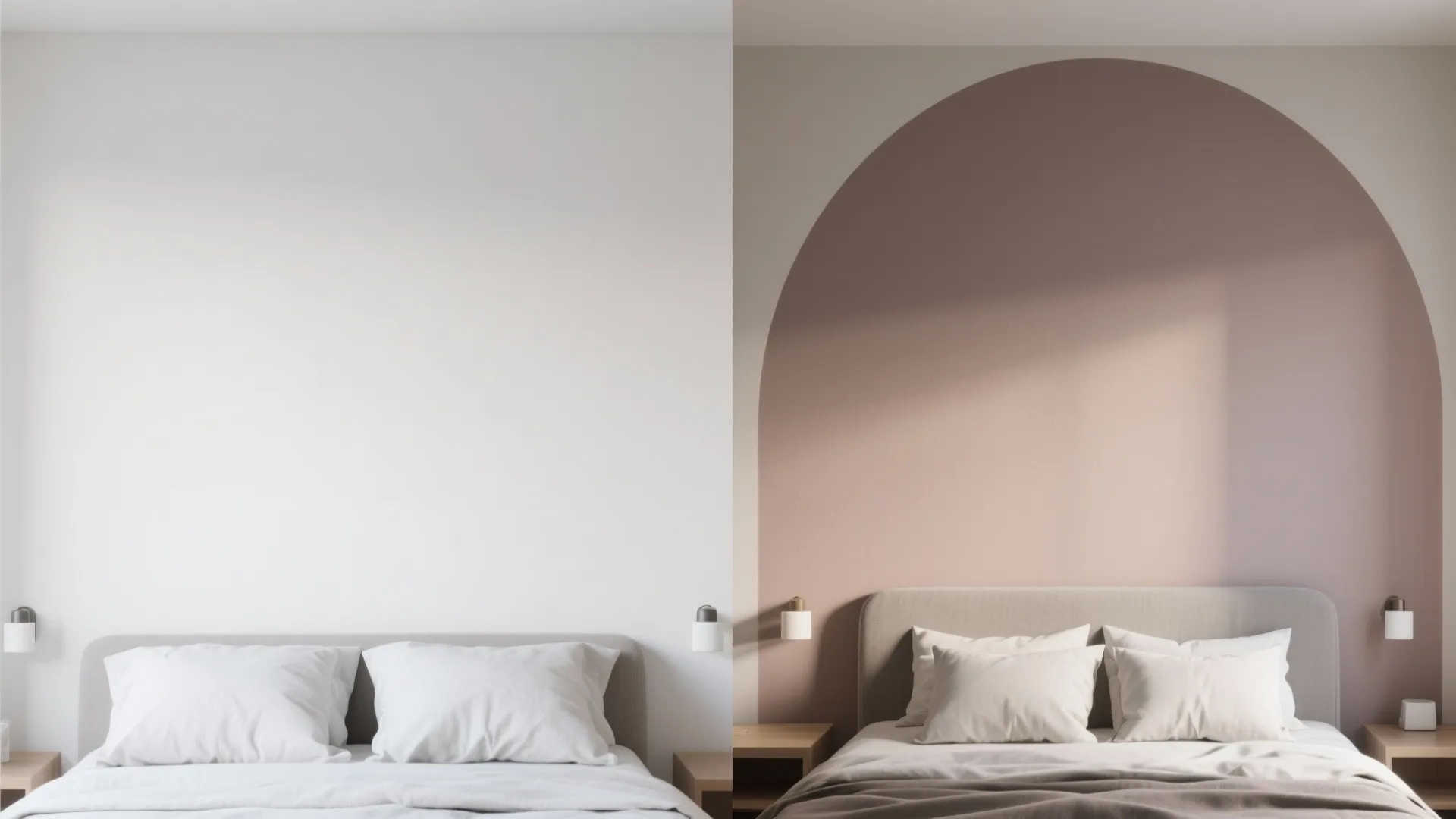 Color-Block Niche Wall: Built-In Look without Renovation