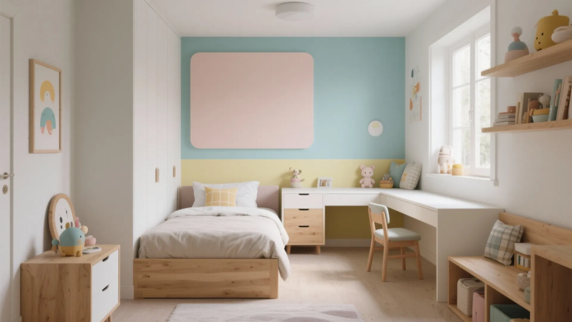 Smart Color Blocking and Playful Zoning