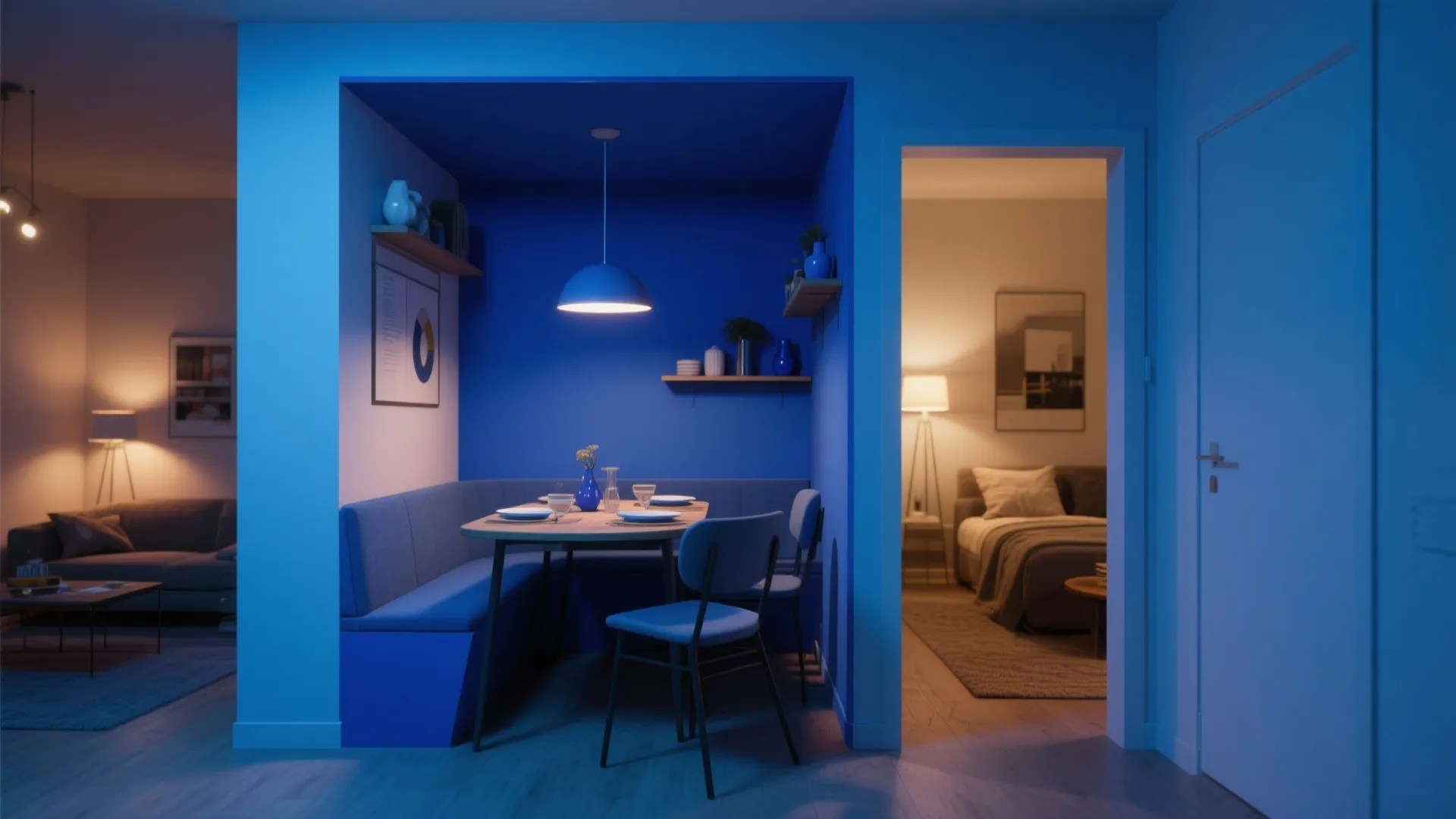 10. Color Blocking for Visual Separation