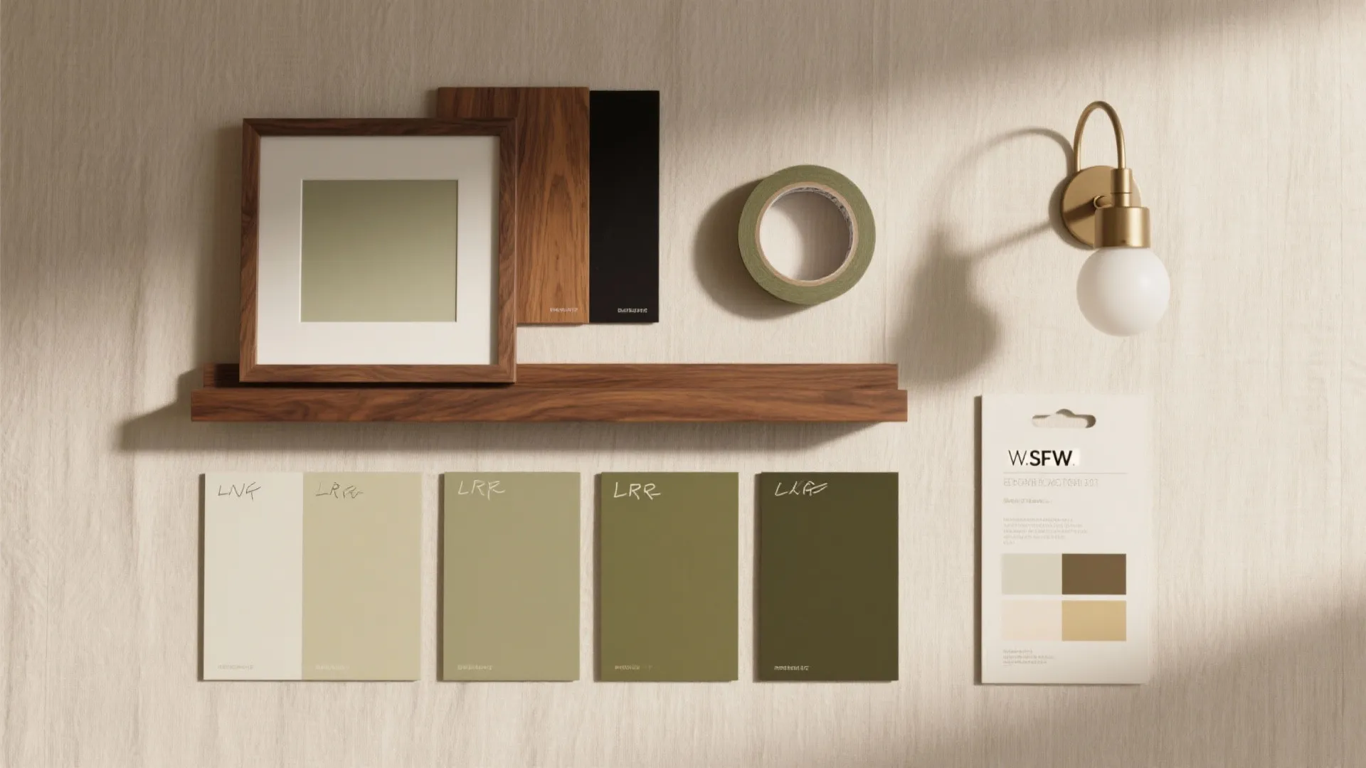 Color-Blocked Entry Wall + Art Gallery Moment