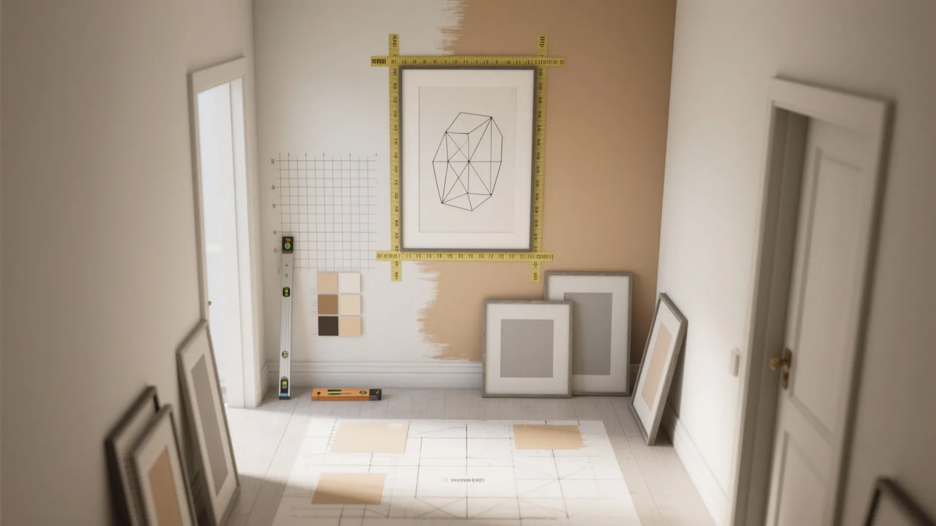 Color Blocking and Paint Zoning to Shape the Space