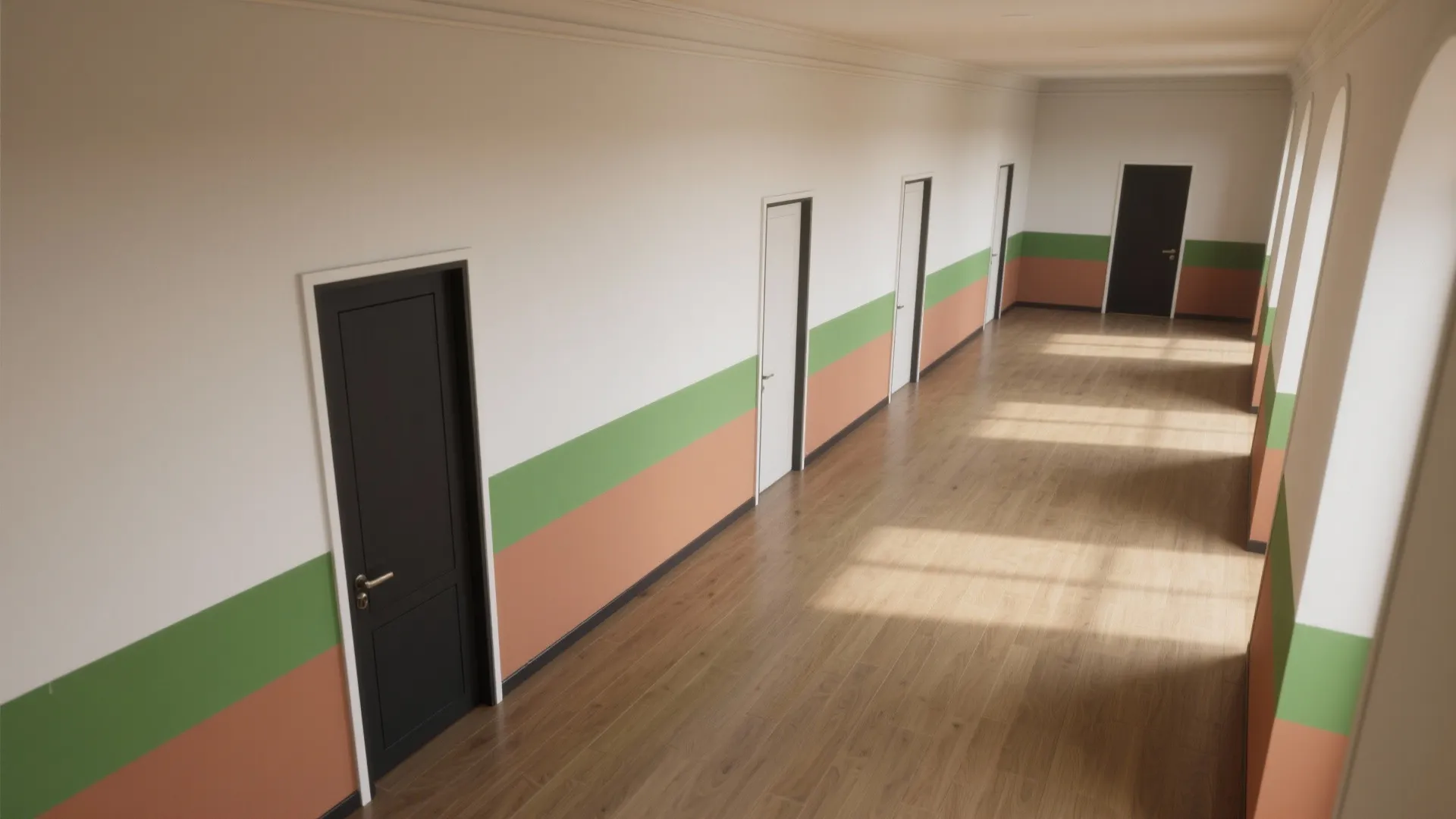 Colour Blocking to Add Direction