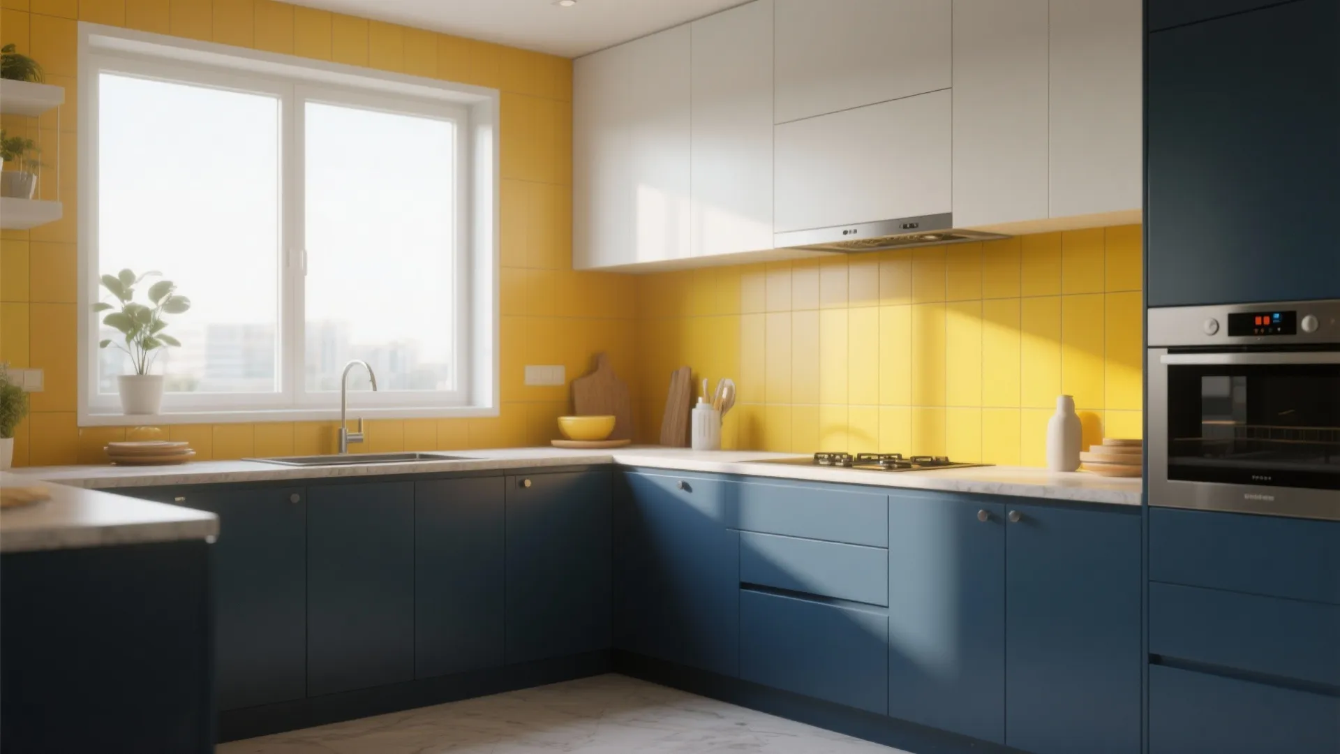 4. Color-Block Accents