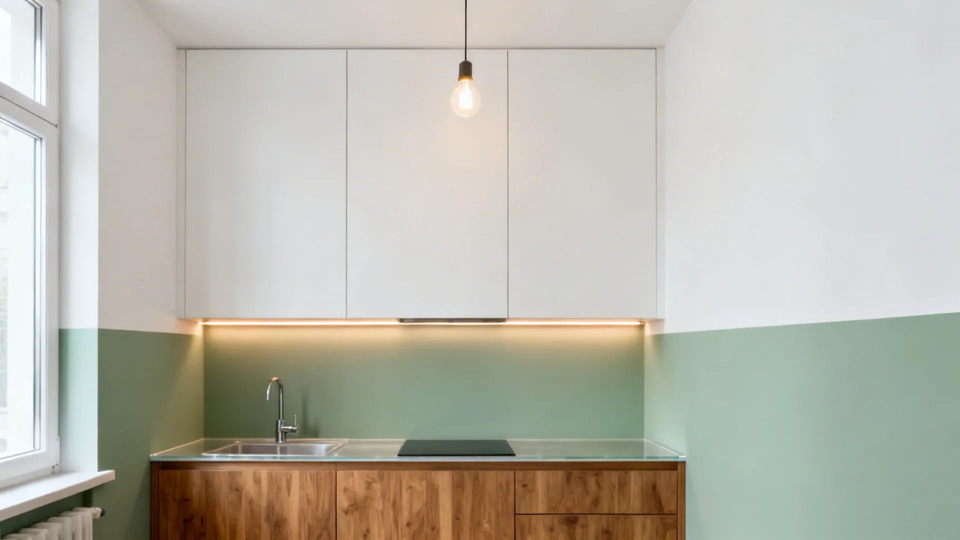 Color-Blocked Walls and Budget Lighting