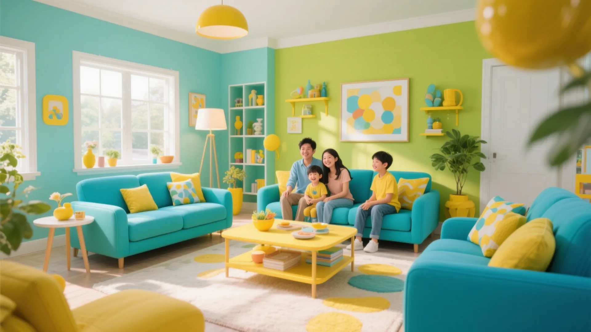 8. Color-block Your Furniture