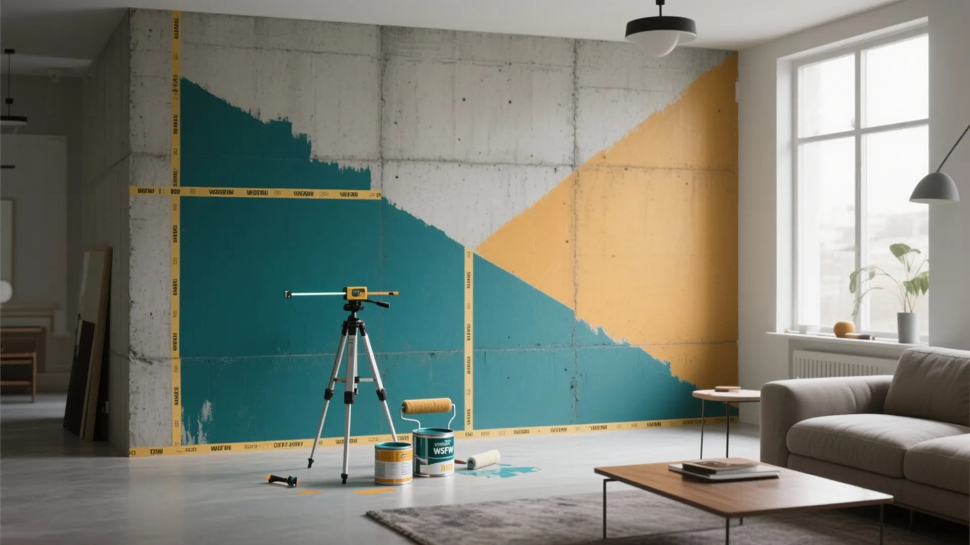 Painting a Concrete Wall: 5 Inspo Ideas: Practical, playful ways to transform raw concrete — five ideas from a pro