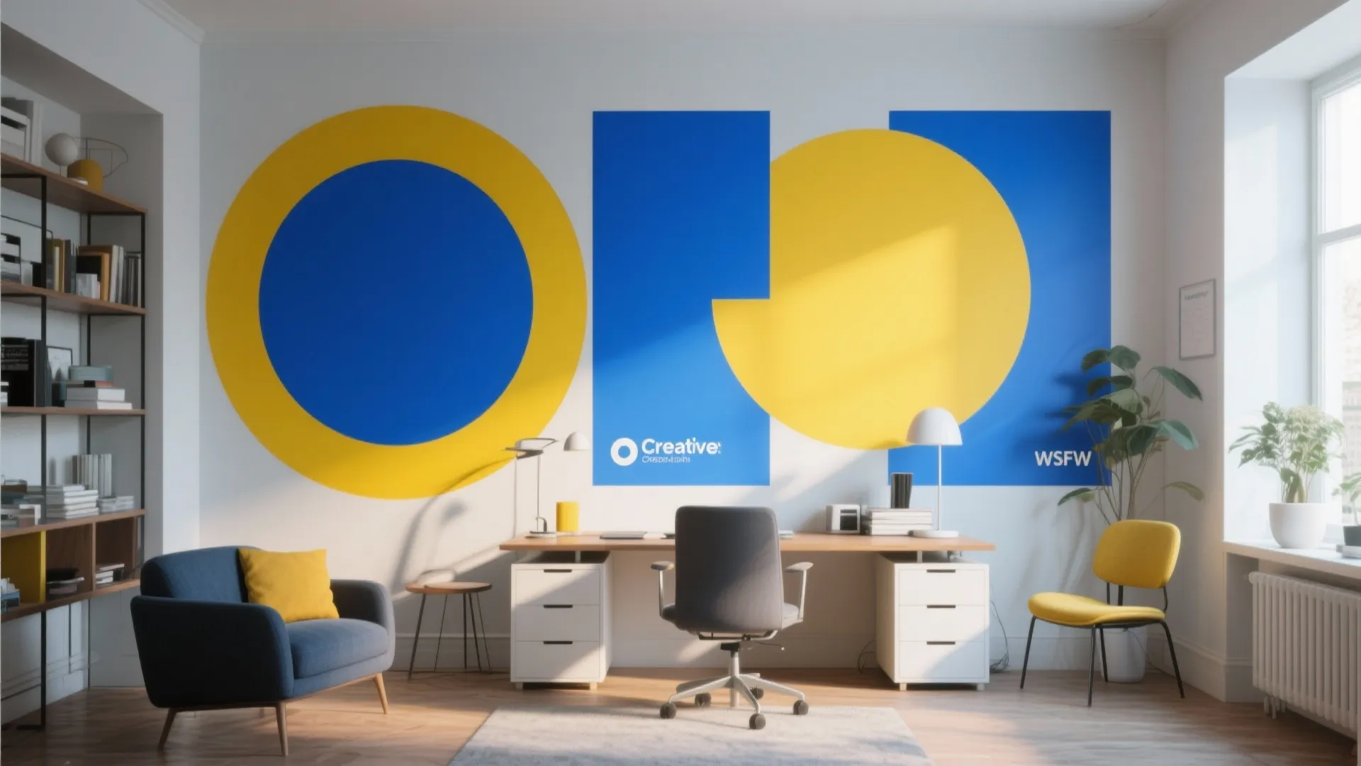 9. Color Block Shapes