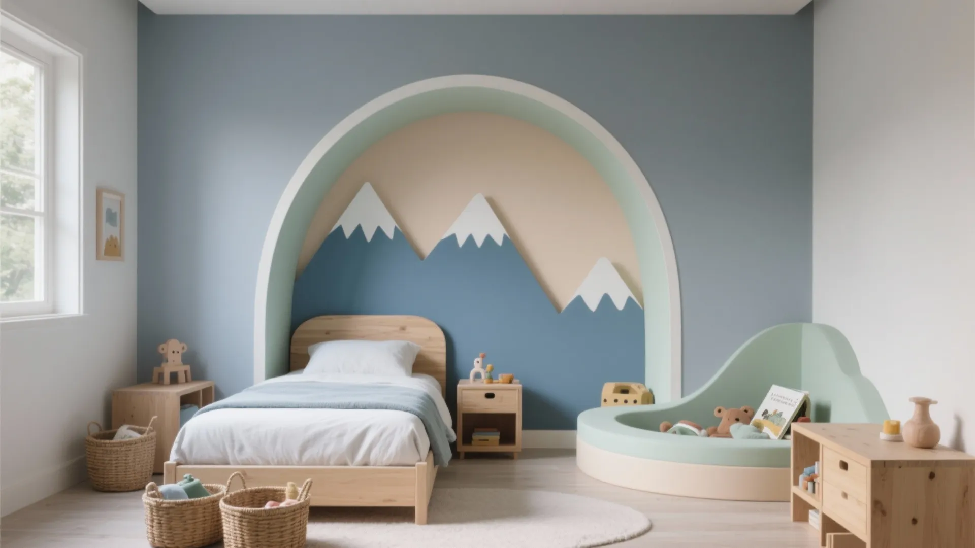 Idea 3: Color-Block Zones for Tiny Rooms