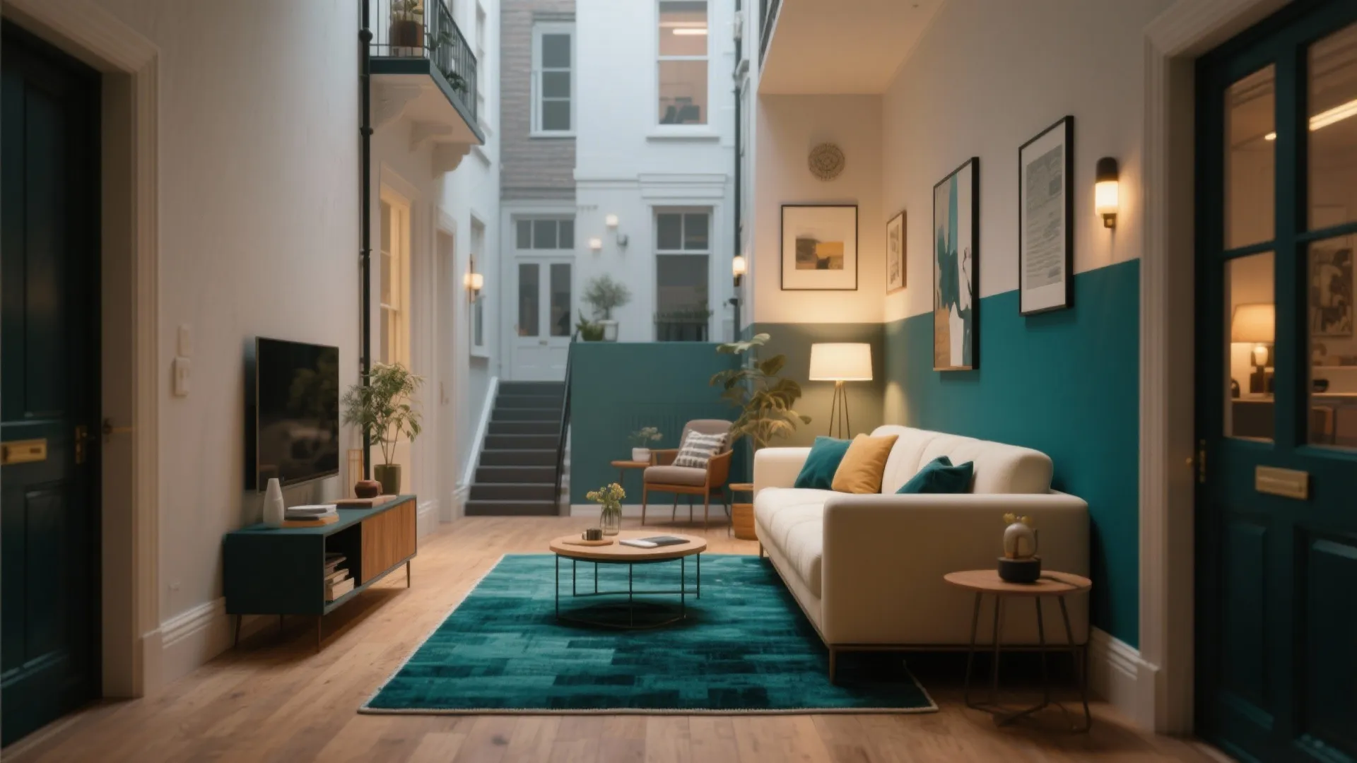 5. Color Blocking with Sofas