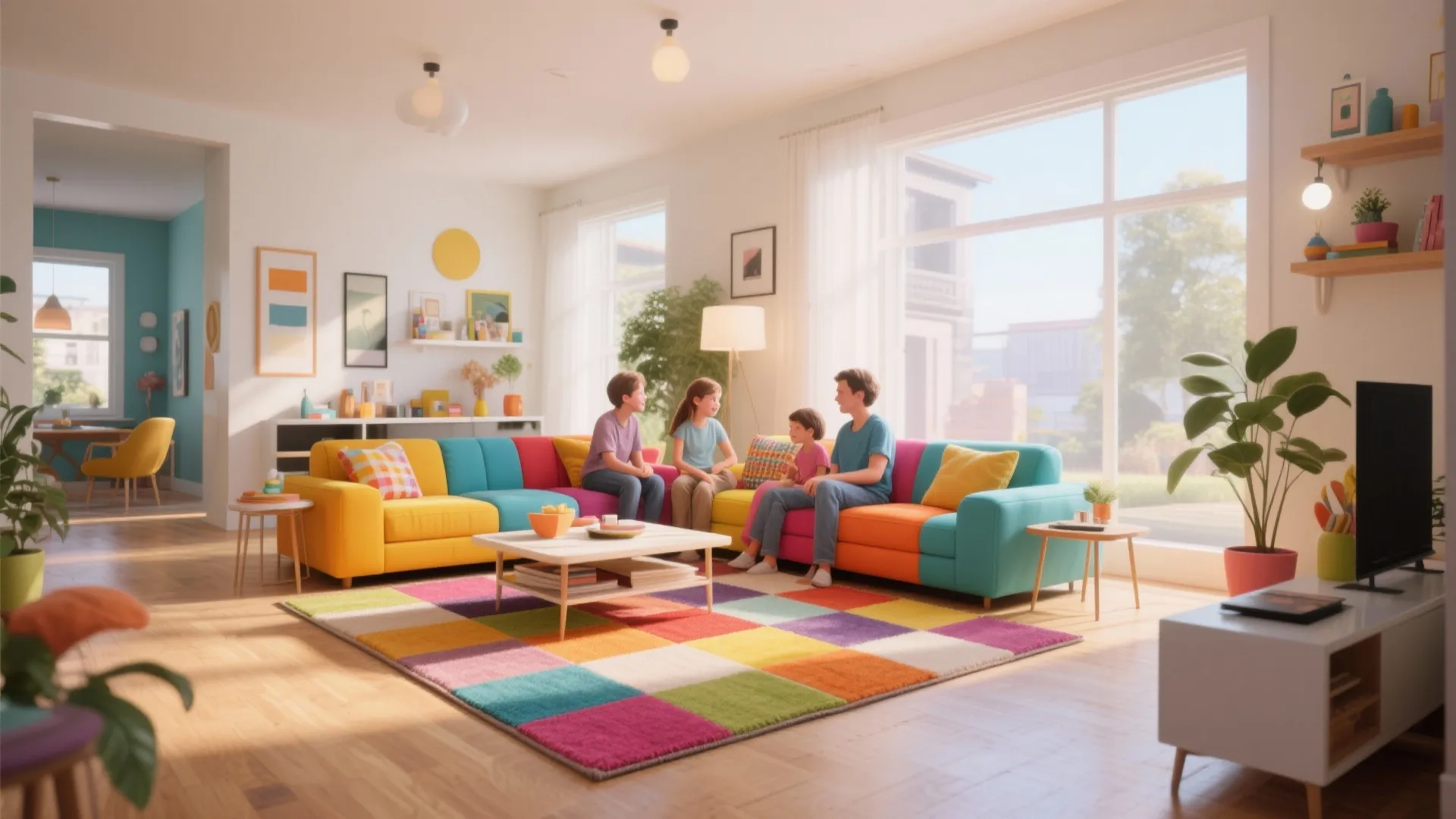 8. Playful Color Blocks