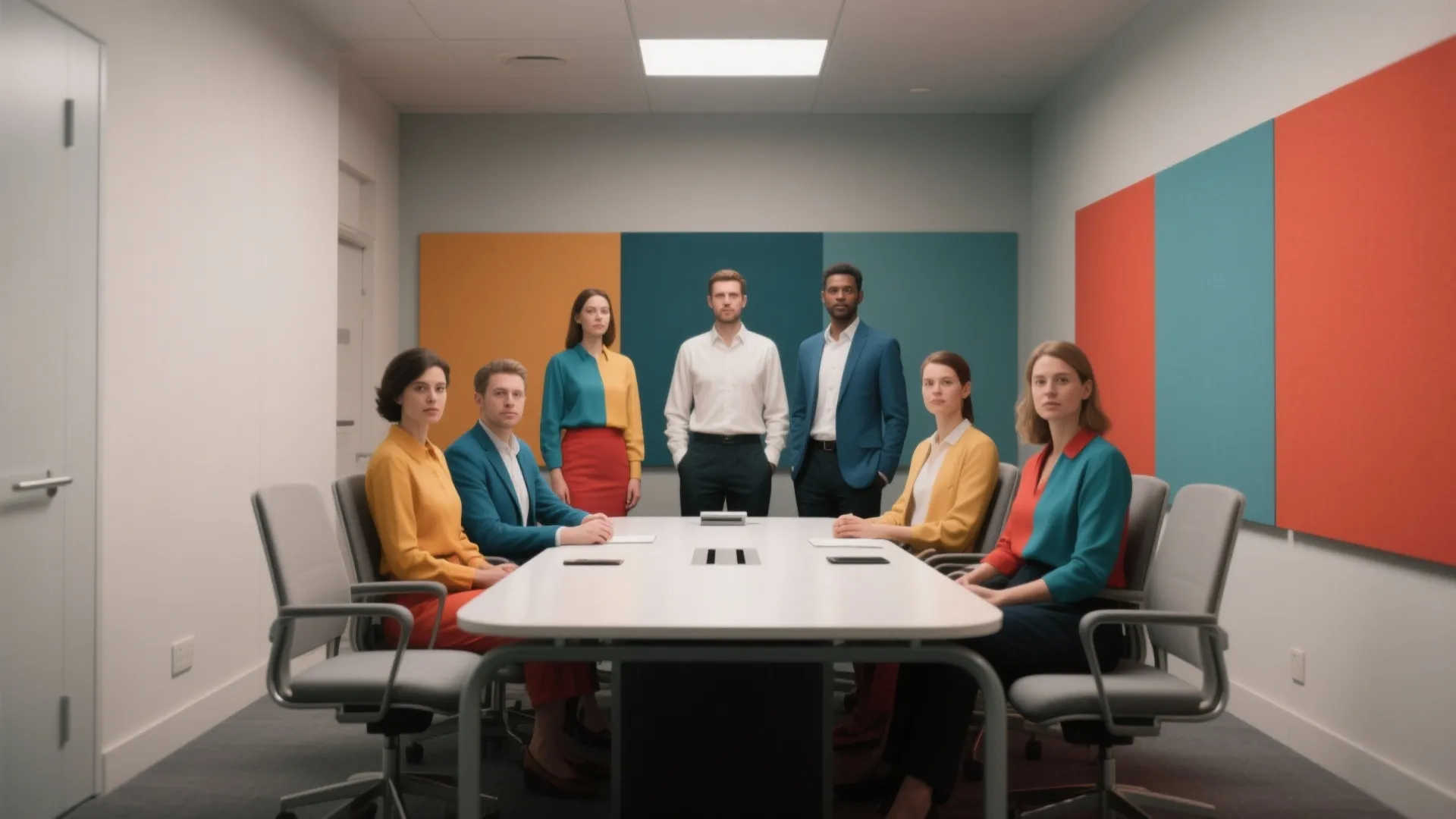 3. Group Theme: Coordinated Color Blocks