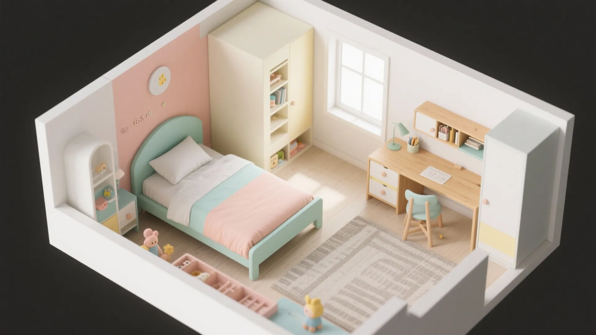 Smart Color Blocking and Playful Zoning