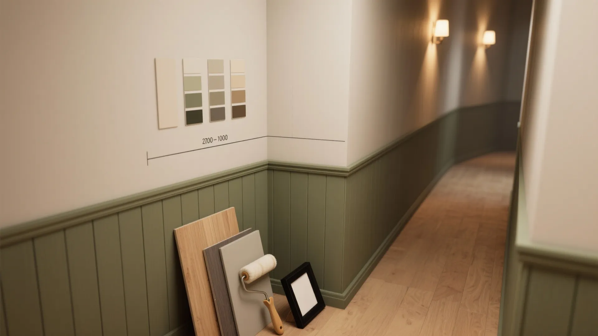 Tip 2: Color Blocking and Half-Height Paneling