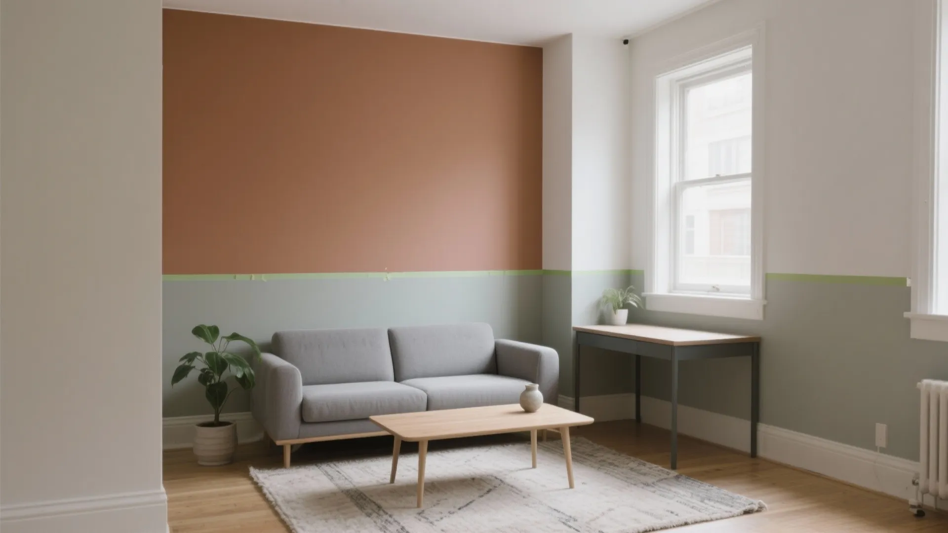 Color-Blocked Accent Walls