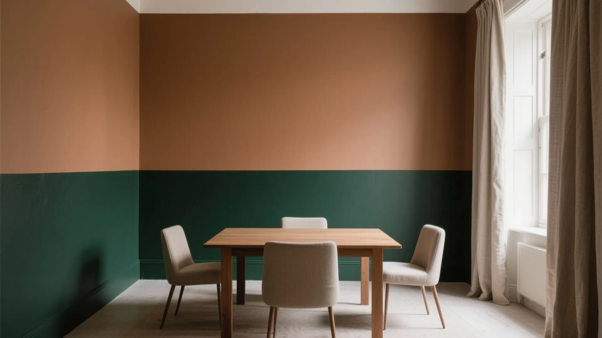 Color-Blocked Accent Wall