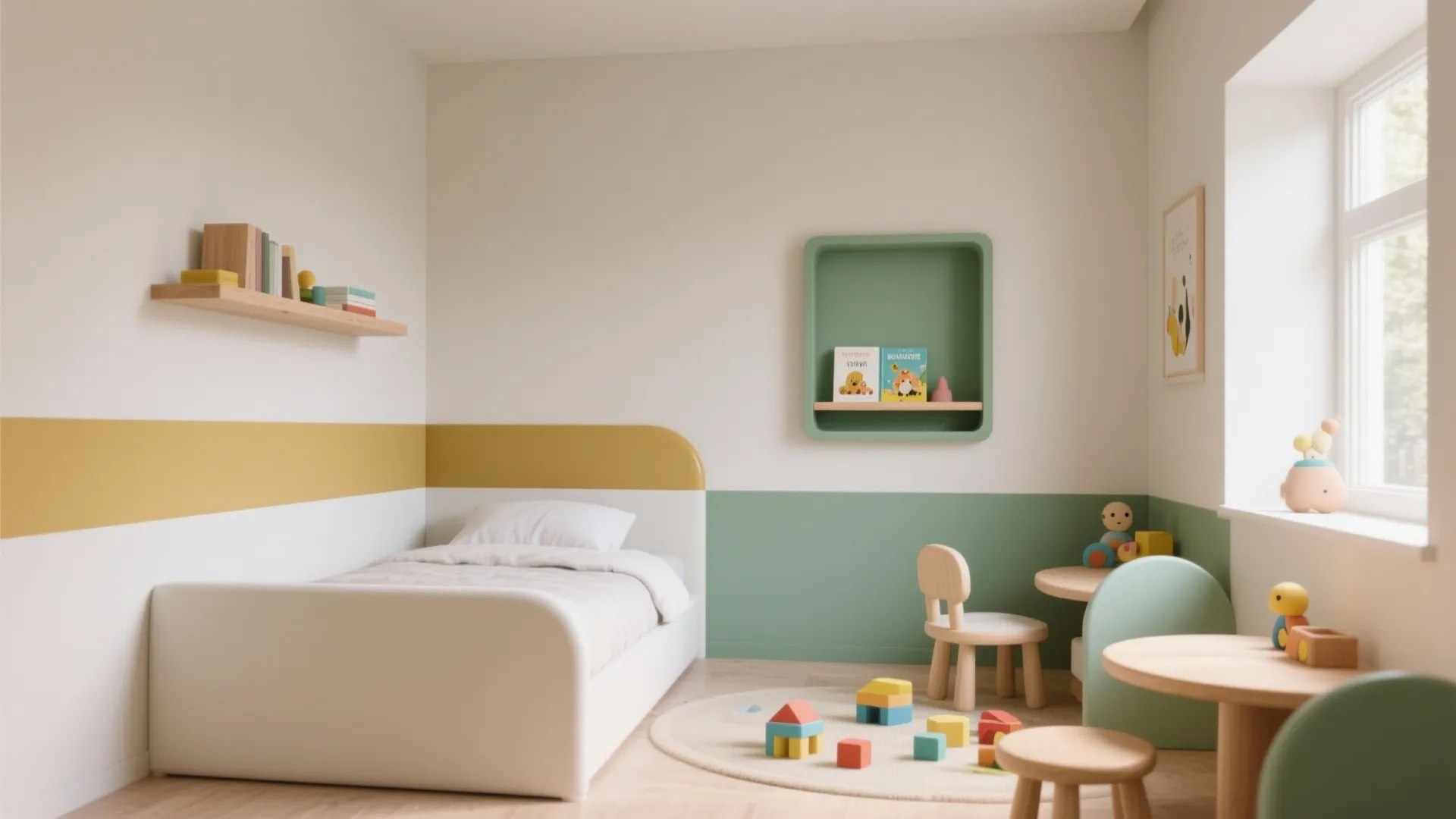 Layered Color Blocking for Zones