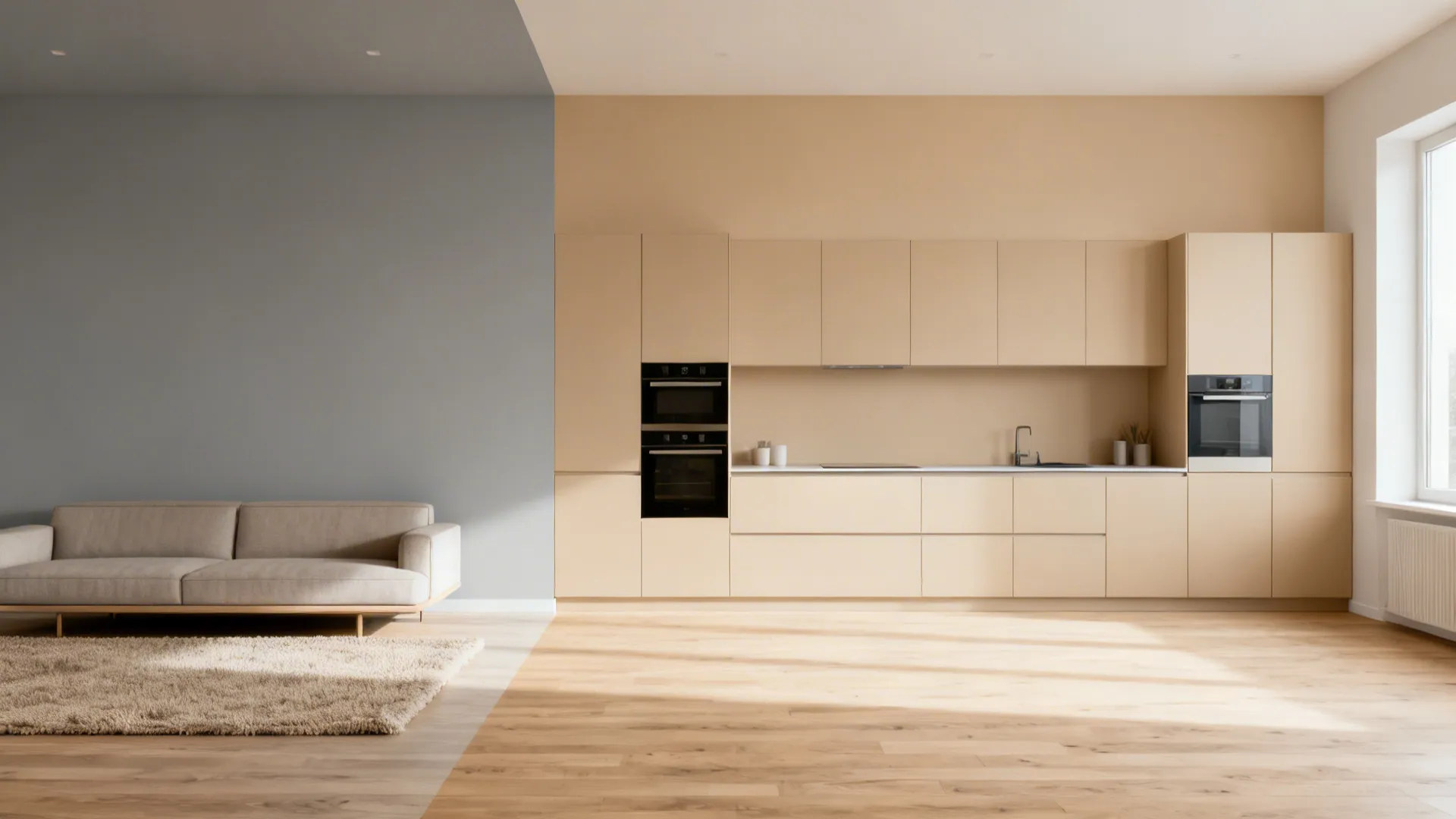 Minimalist Zoning with Color Blocks