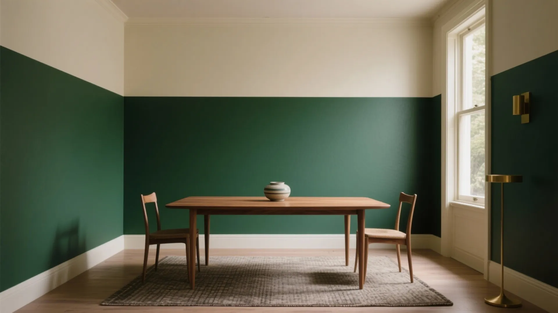 4. Color-Blocked Walls for Depth and Drama