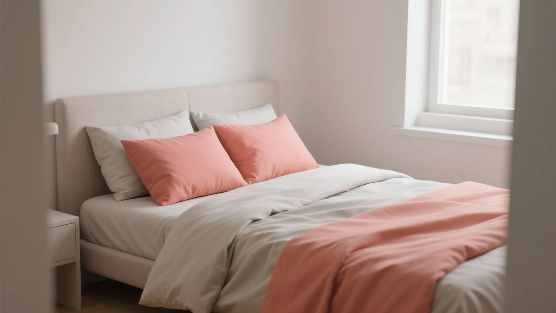 3. Color-Blocked Bedding