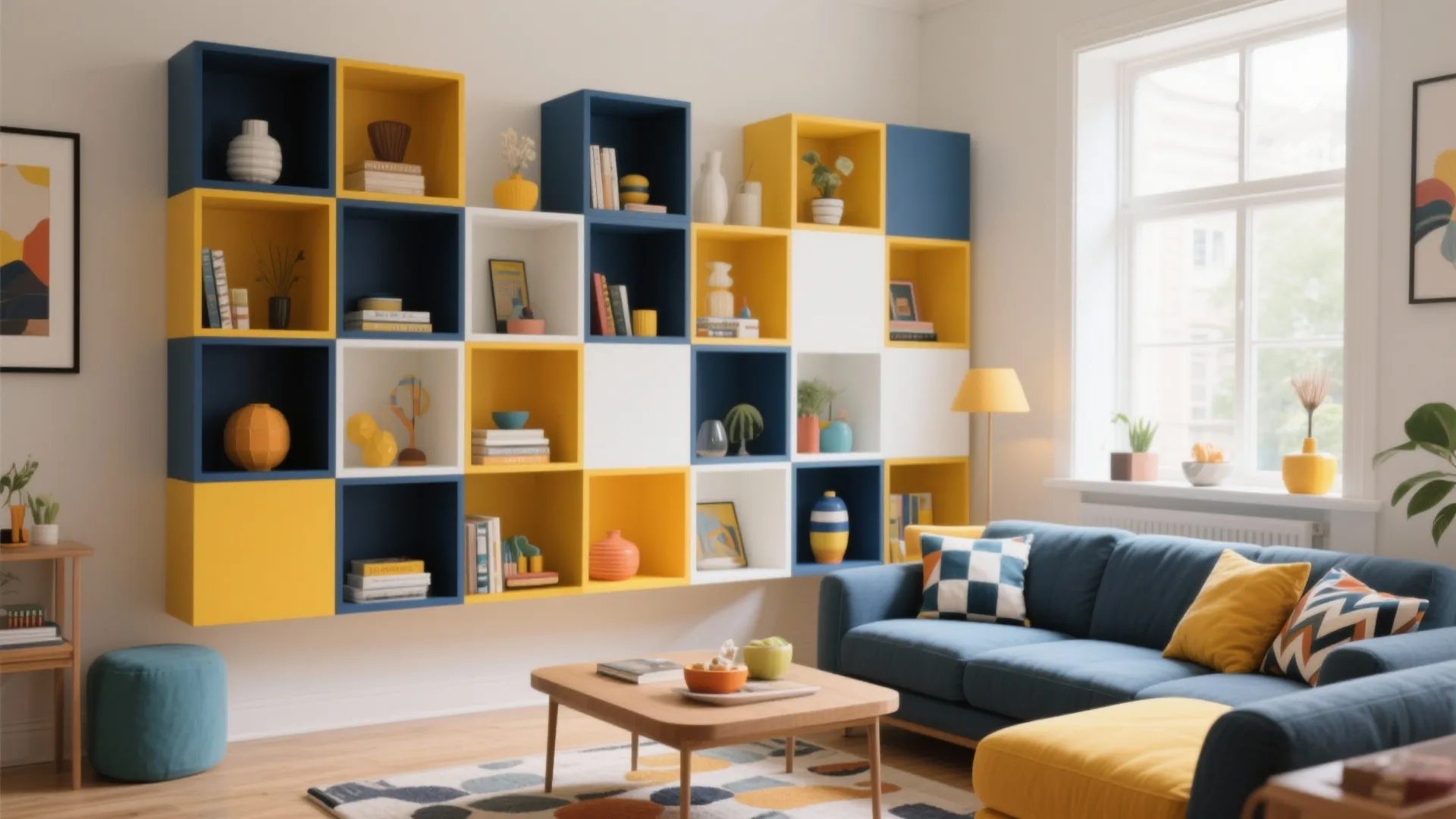 5. Color-Blocked Cube Arrangements