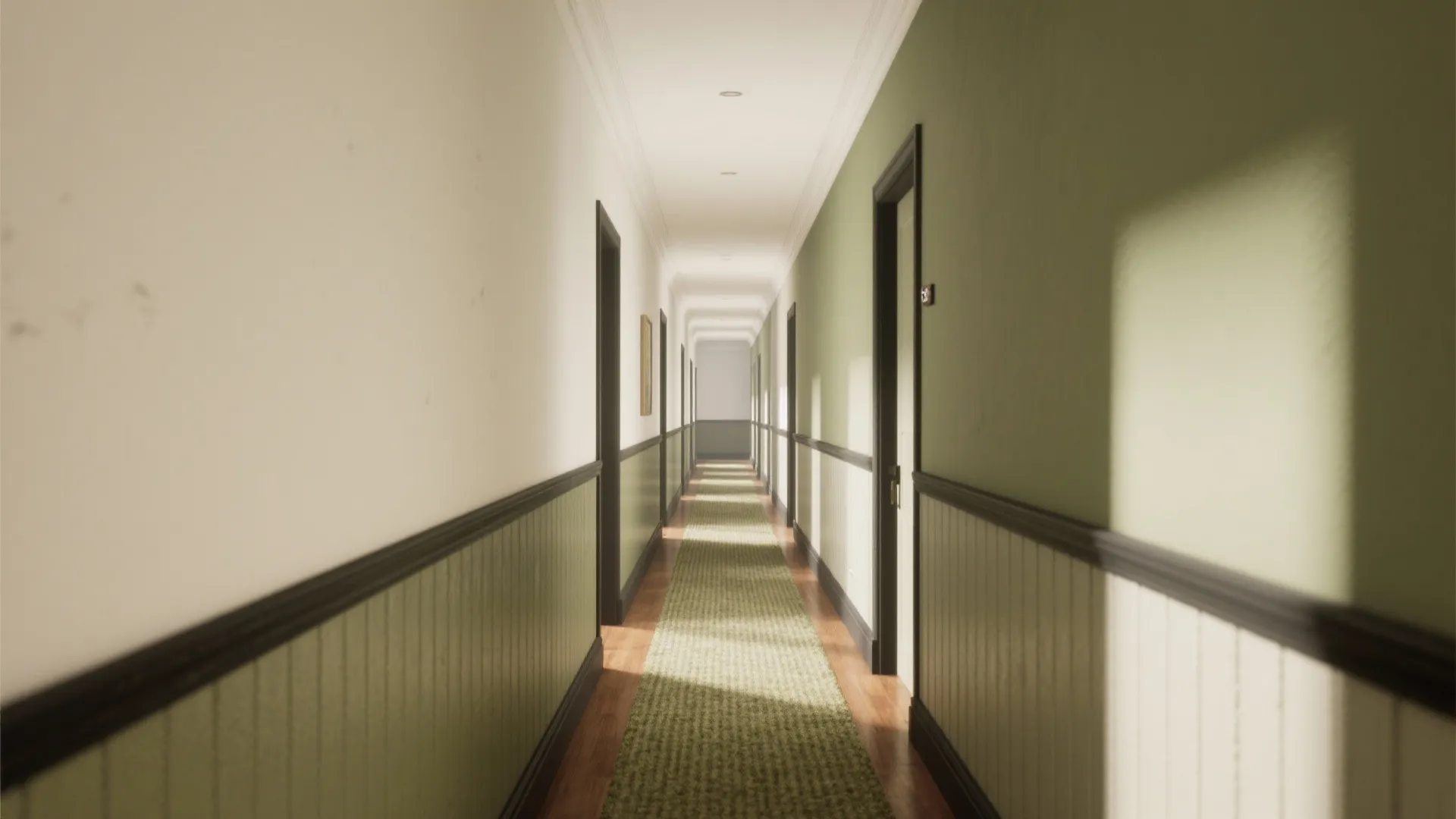 Color blocking and texture to guide the eye