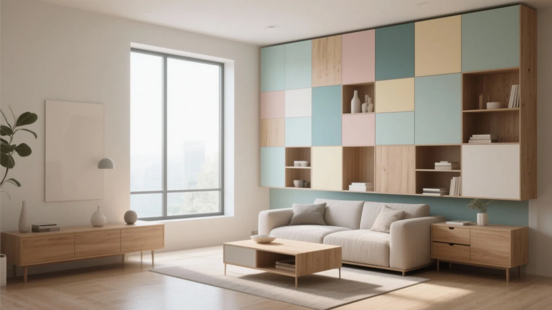 8. Color-blocked Modular Units