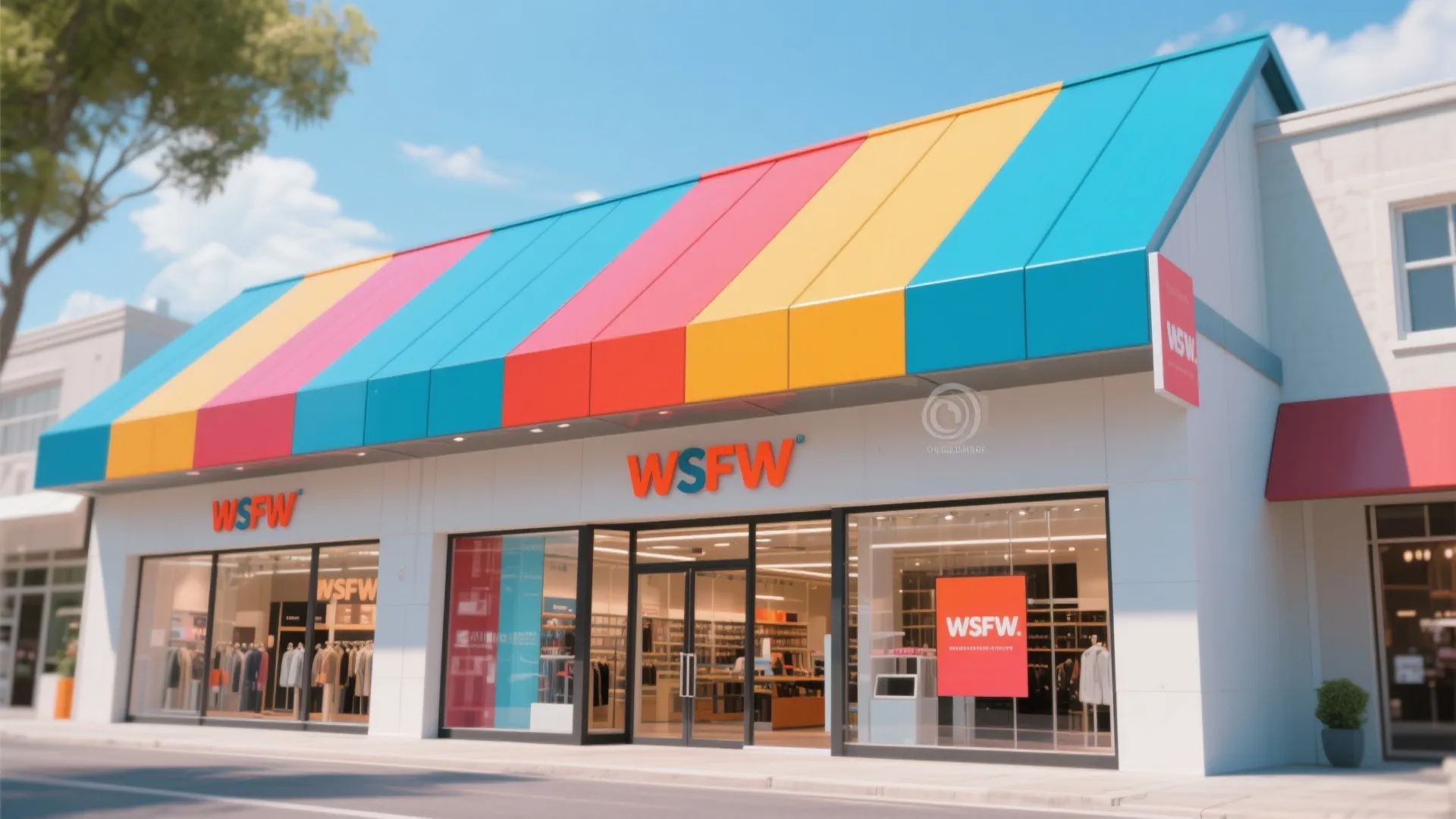 10. Color-Blocked Roof Panels