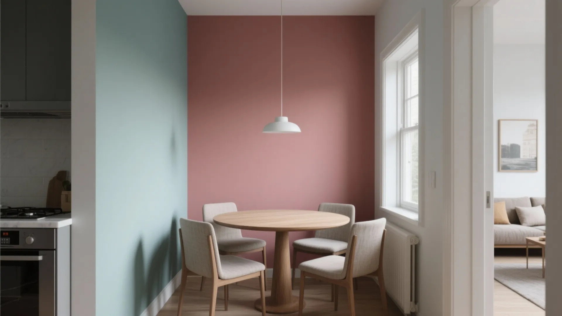 1. Color-Blocked Walls for Instant Drama