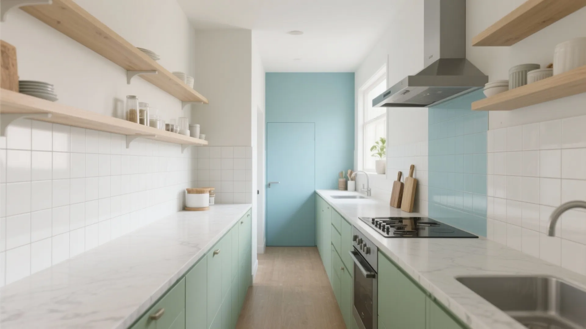 Idea 5: Gentle color blocking to define zones