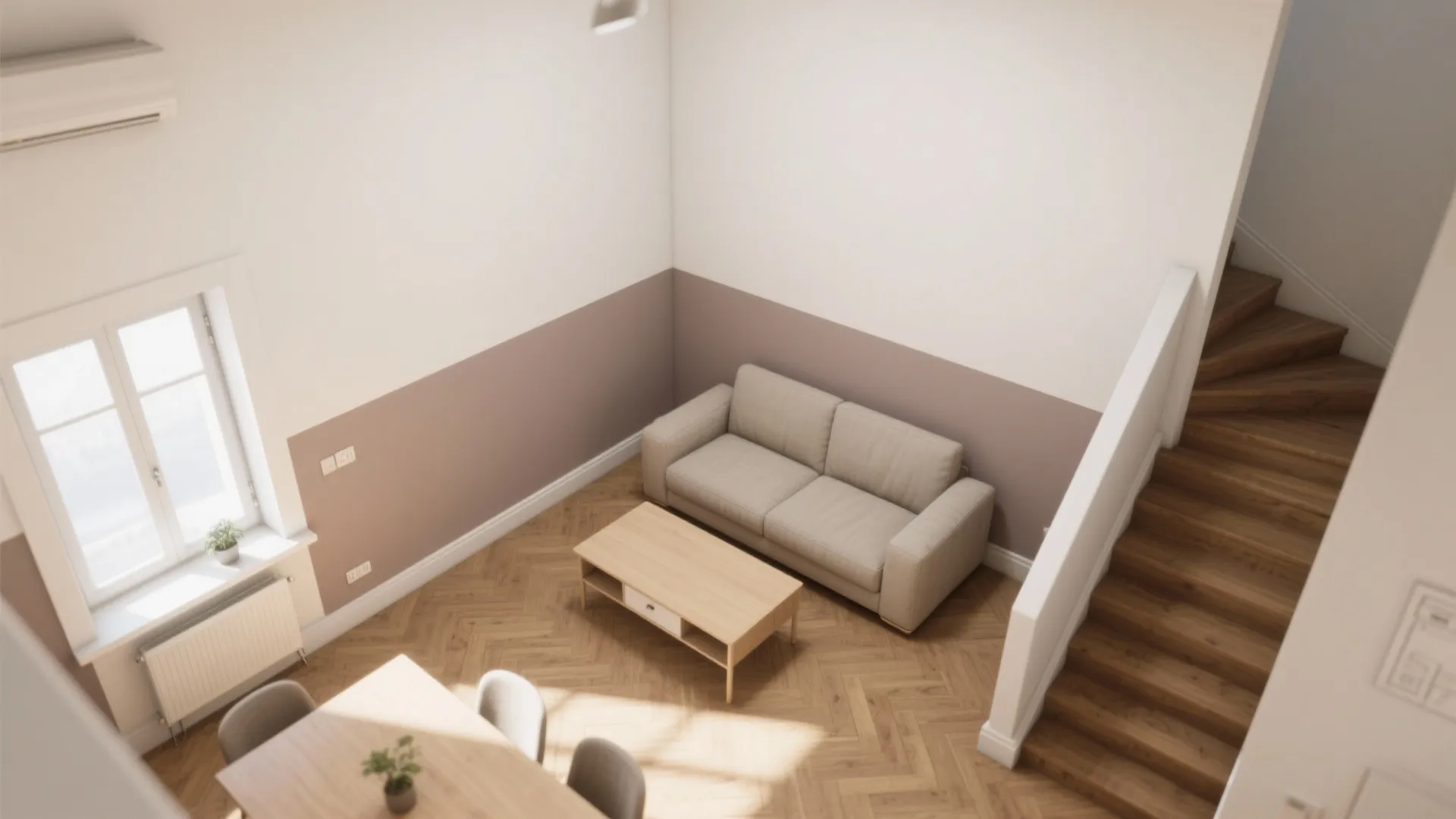 Half Walls and Color Blocking for Zoning