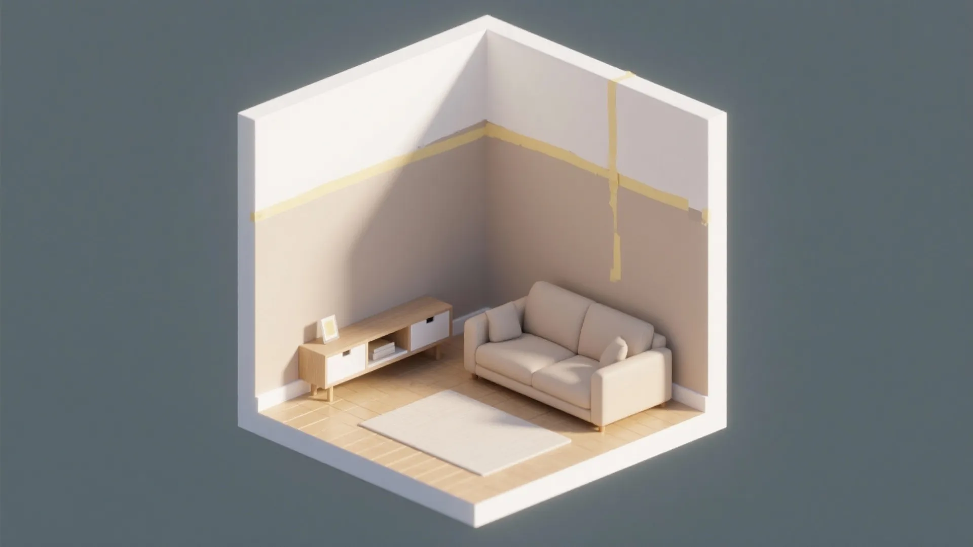 Vertical or Horizontal Color Blocking to Re-Shape Proportions