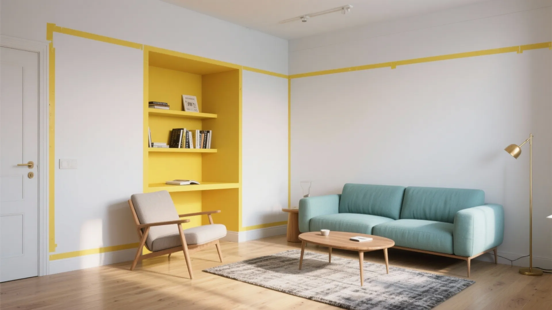 Color Blocking for Tiny Rooms