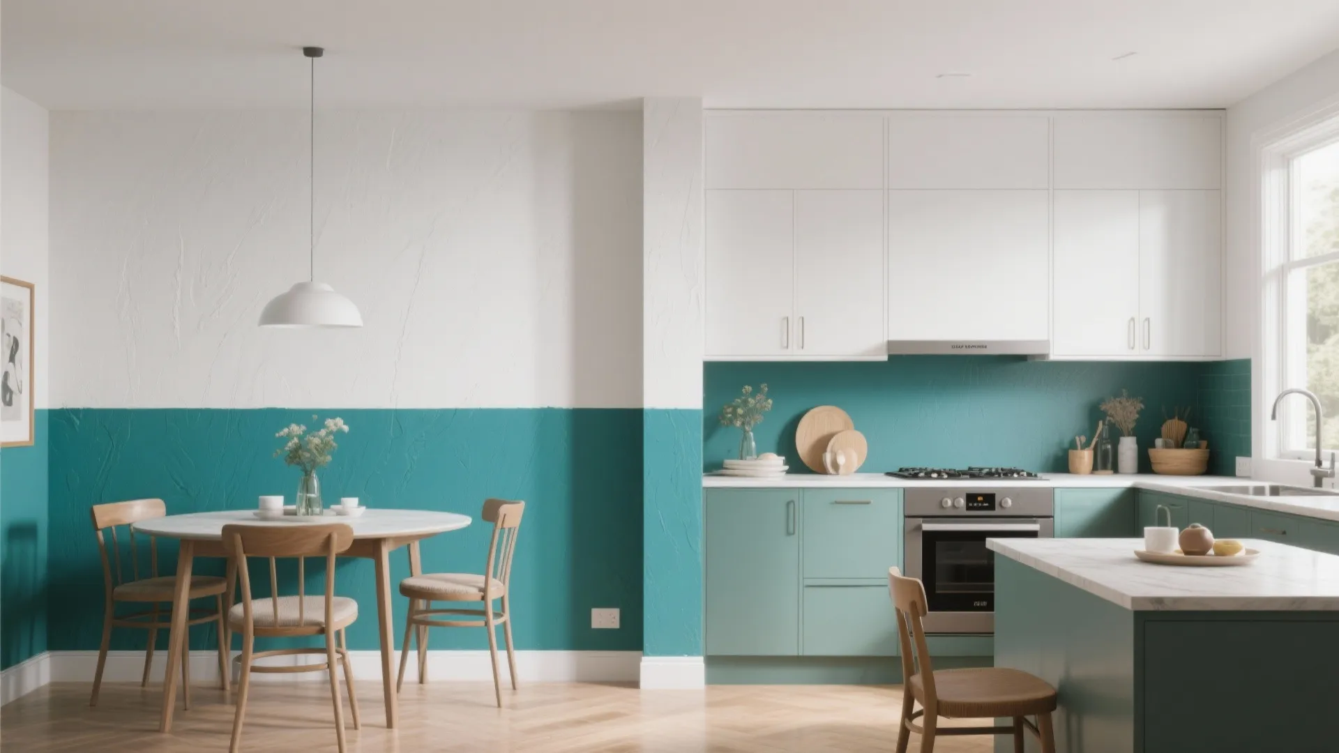 Idea 4: Color Blocking Walls