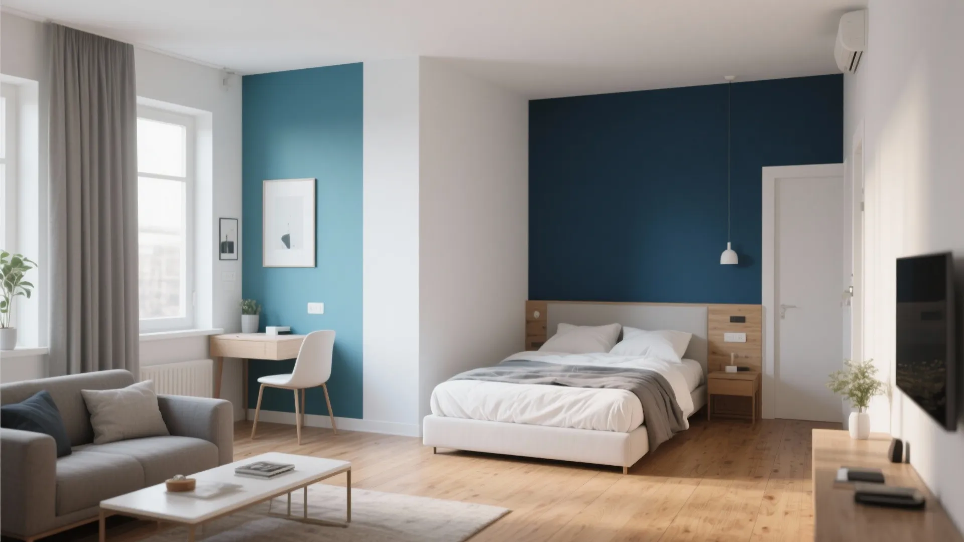 7. Color Blocking for Visual Separation